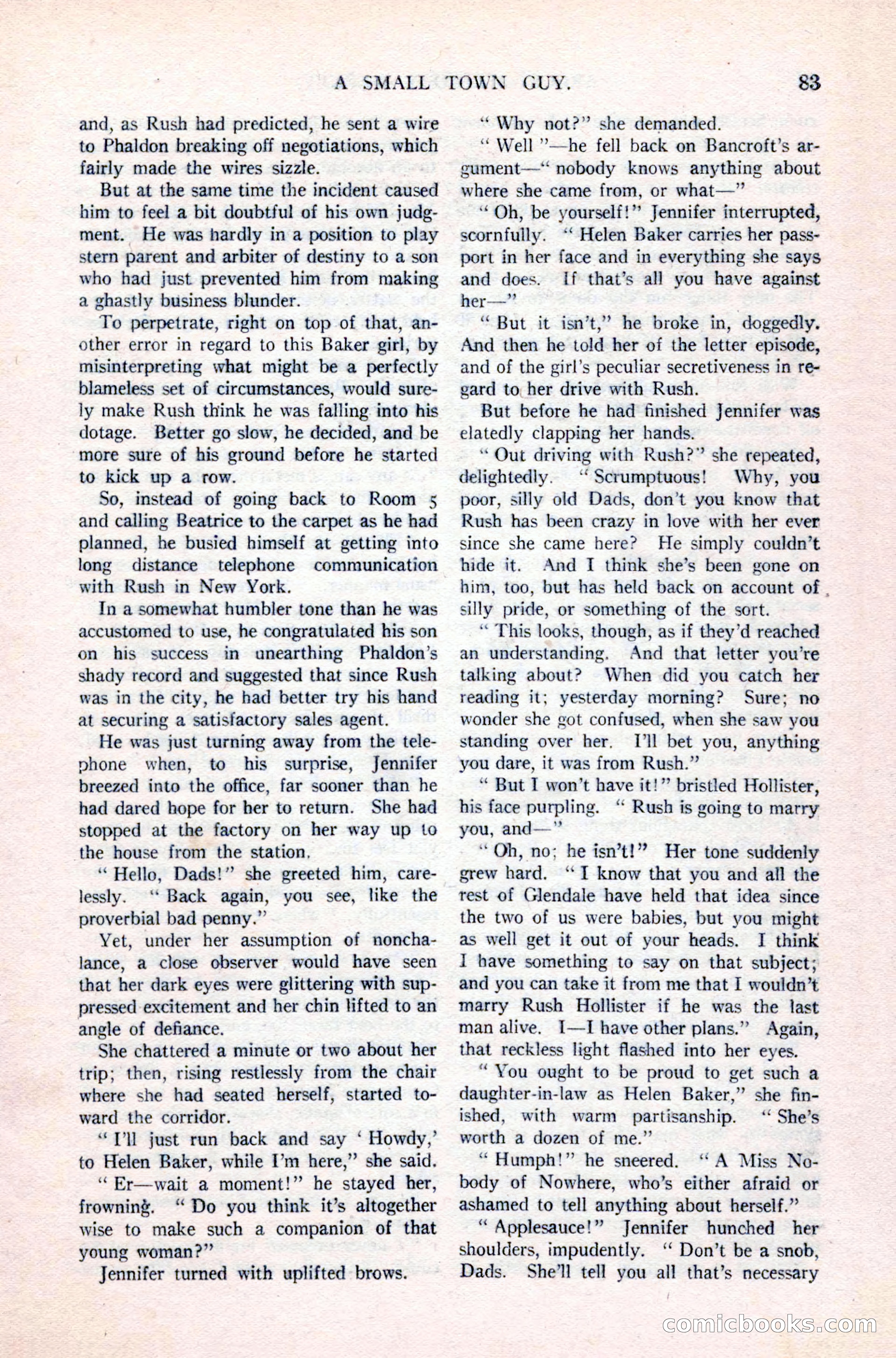 Argosy All-Story Weekly, April 24, 1926 — page 89 of 168