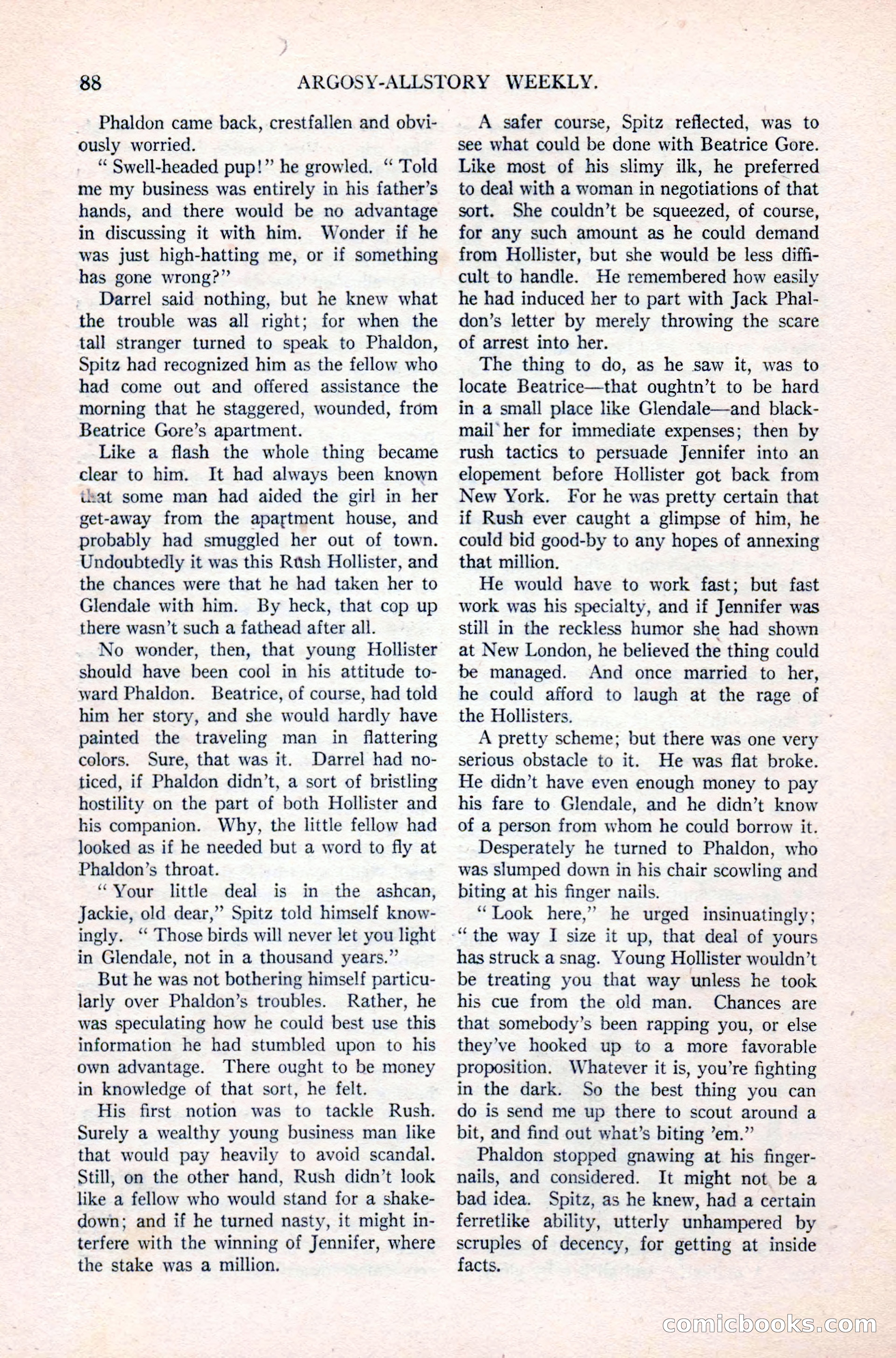 Argosy All-Story Weekly, April 24, 1926 — page 94 of 168