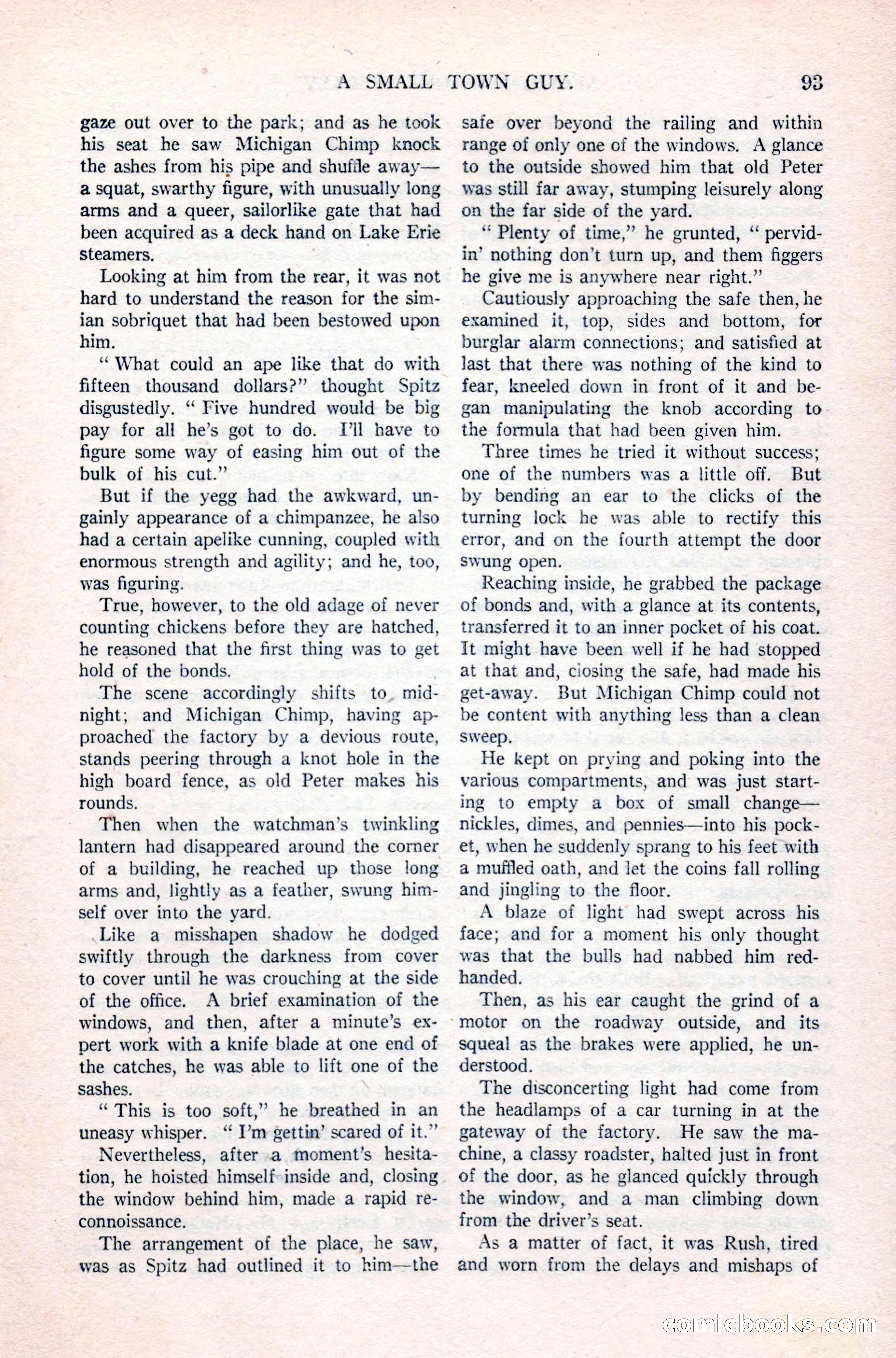 Argosy All-Story Weekly, April 24, 1926 — page 99 of 168