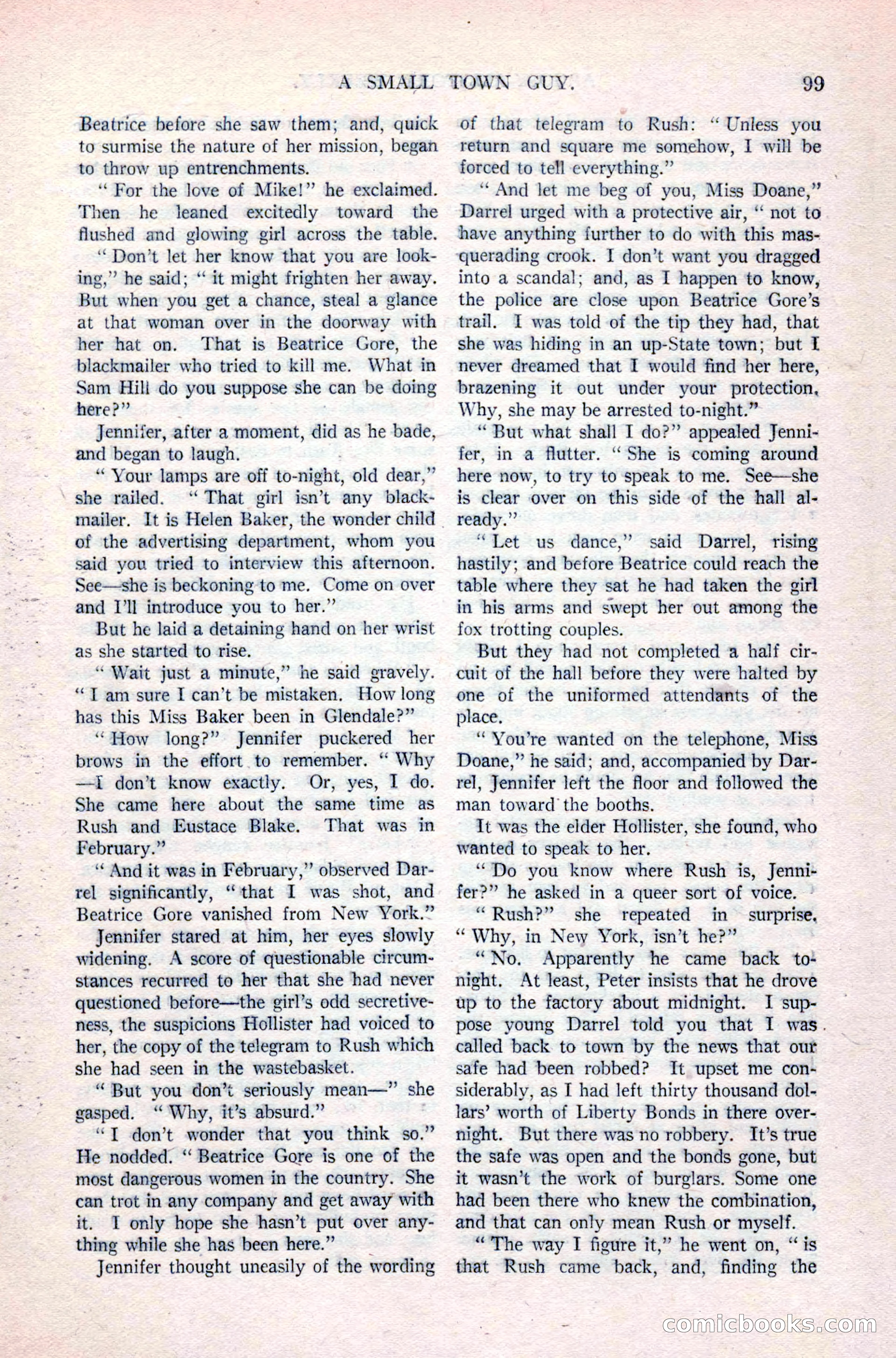 Argosy All-Story Weekly, April 24, 1926 — page 105 of 168