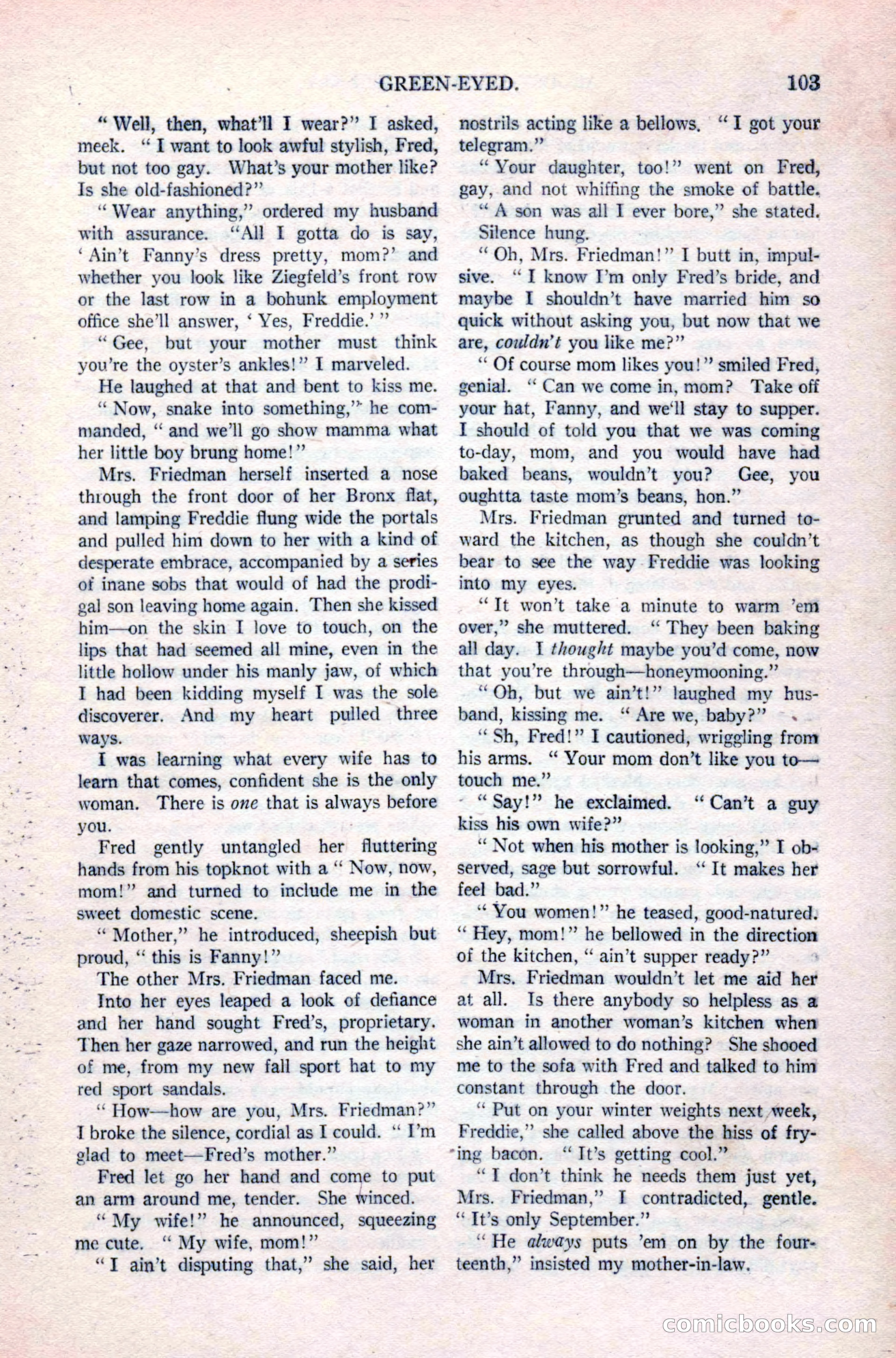 Argosy All-Story Weekly, April 24, 1926 — page 109 of 168
