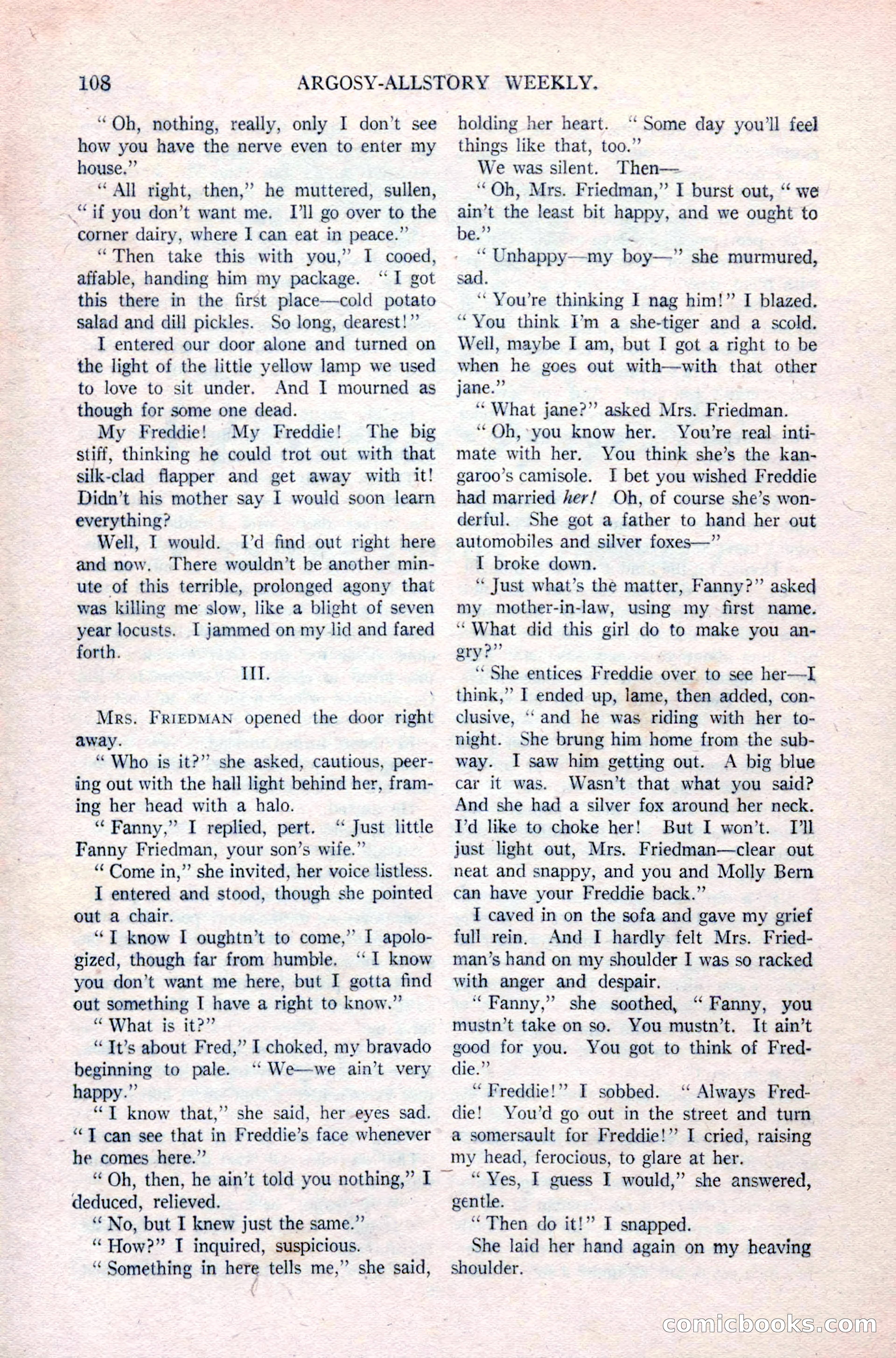 Argosy All-Story Weekly, April 24, 1926 — page 114 of 168