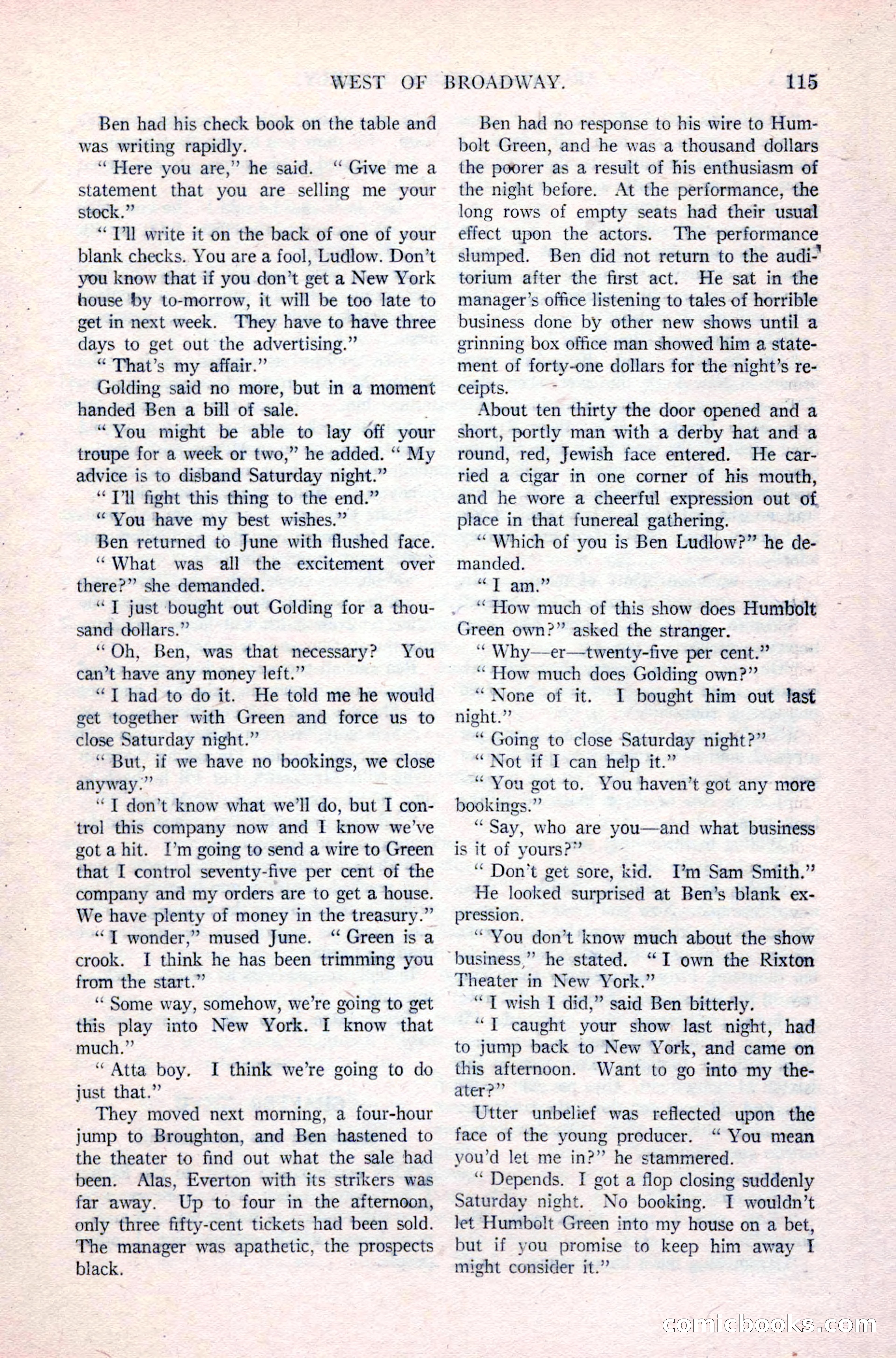 Argosy All-Story Weekly, April 24, 1926 — page 121 of 168
