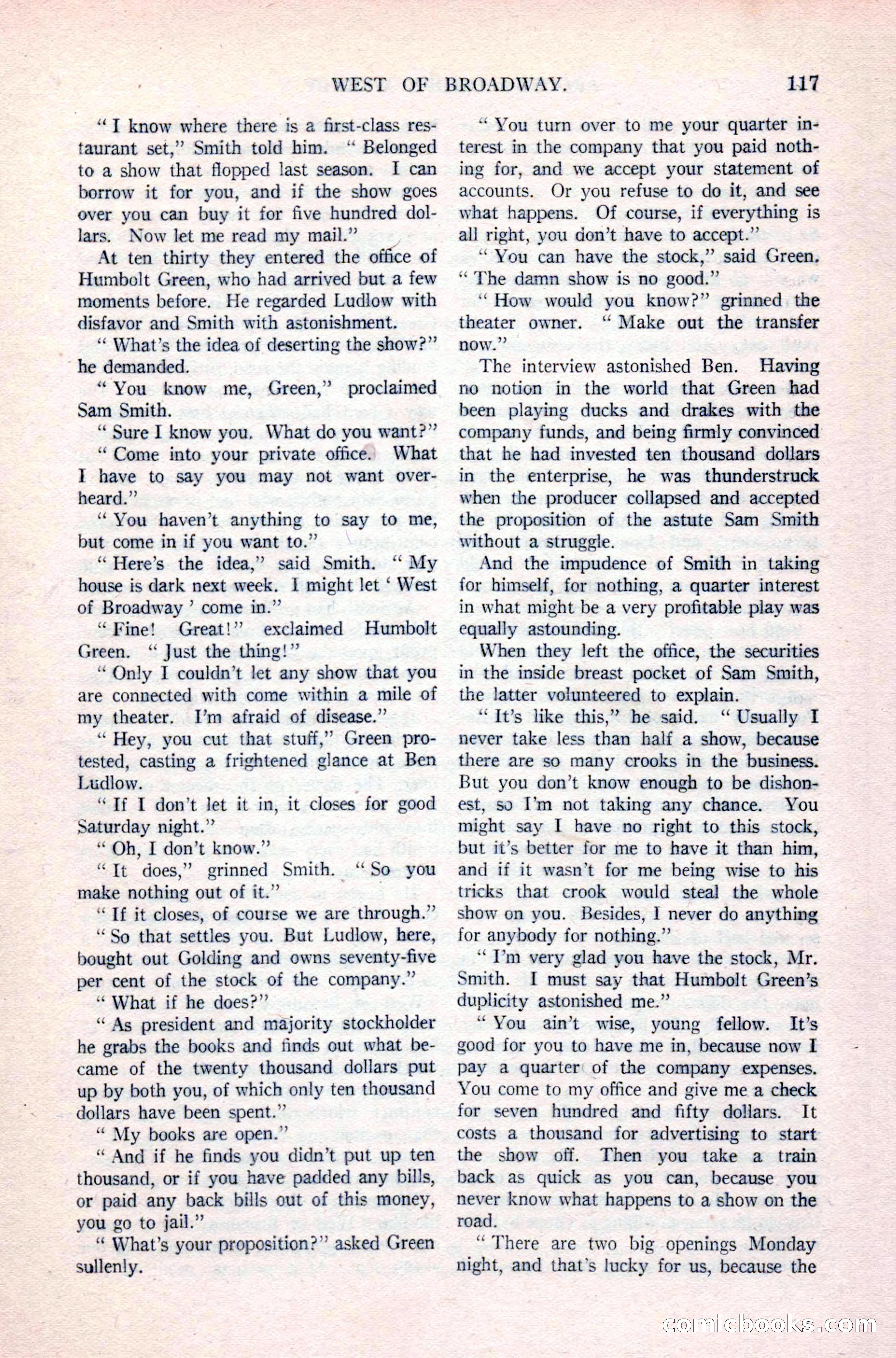 Argosy All-Story Weekly, April 24, 1926 — page 123 of 168
