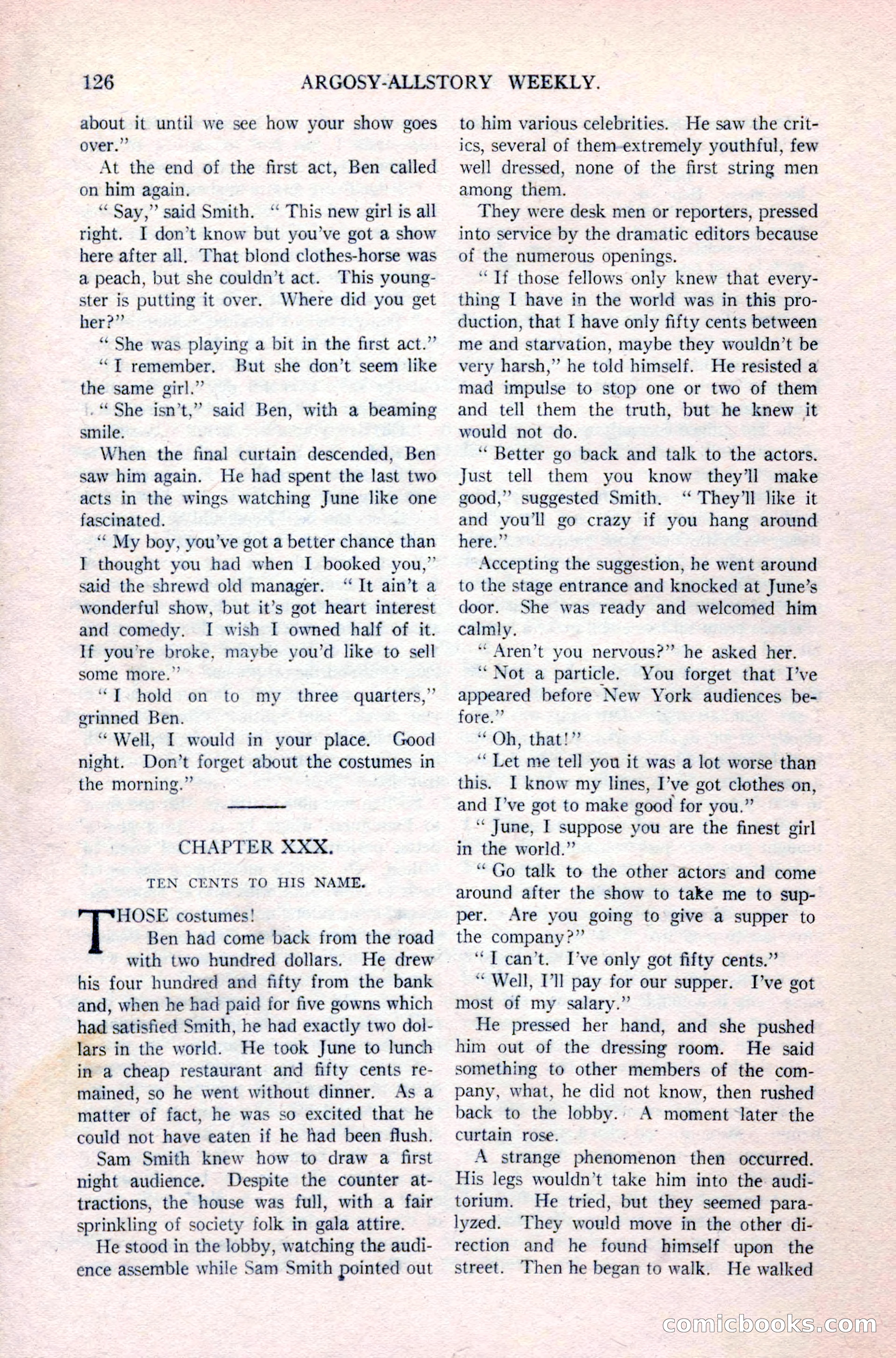 Argosy All-Story Weekly, April 24, 1926 — page 132 of 168