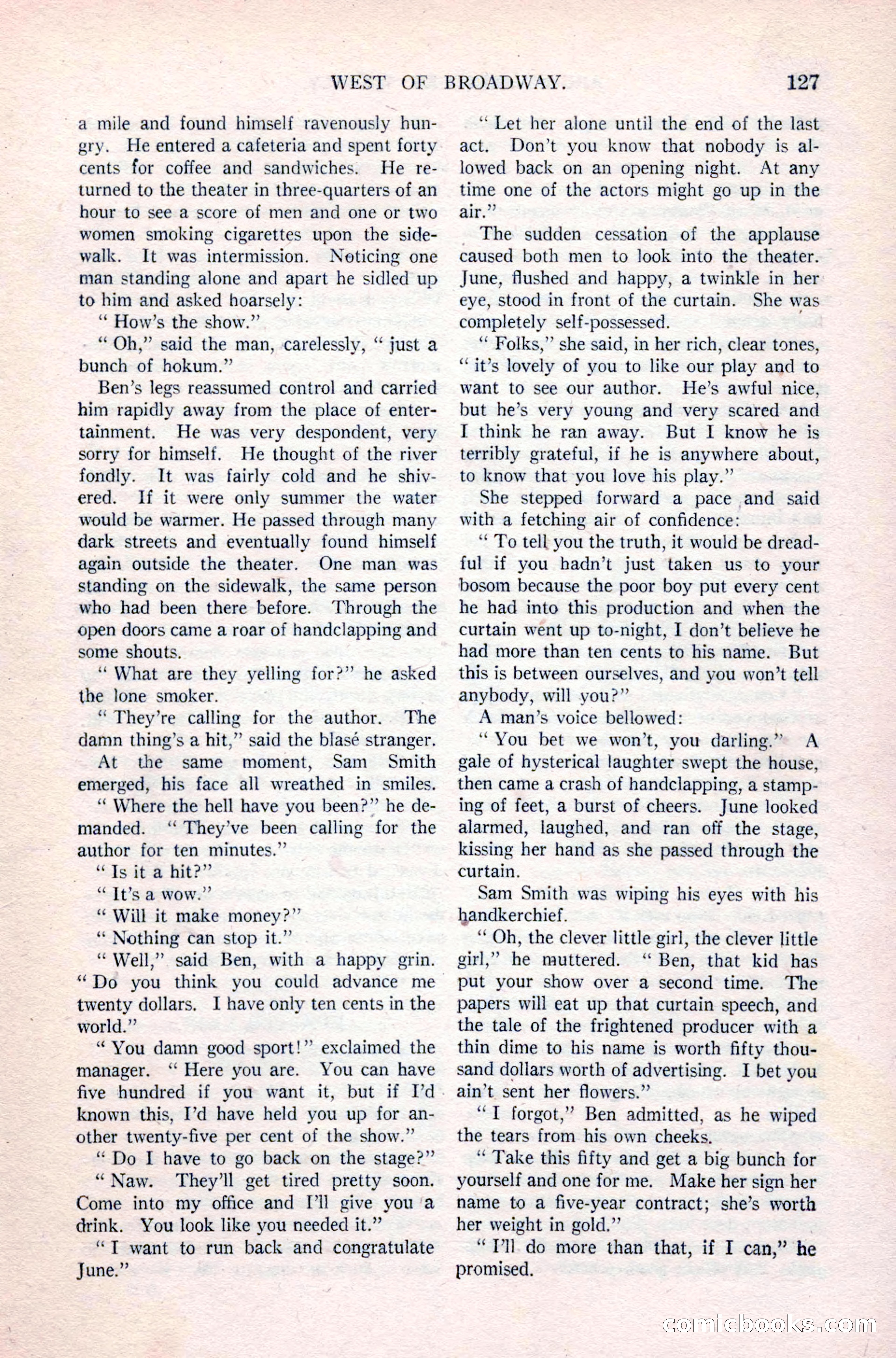 Argosy All-Story Weekly, April 24, 1926 — page 133 of 168