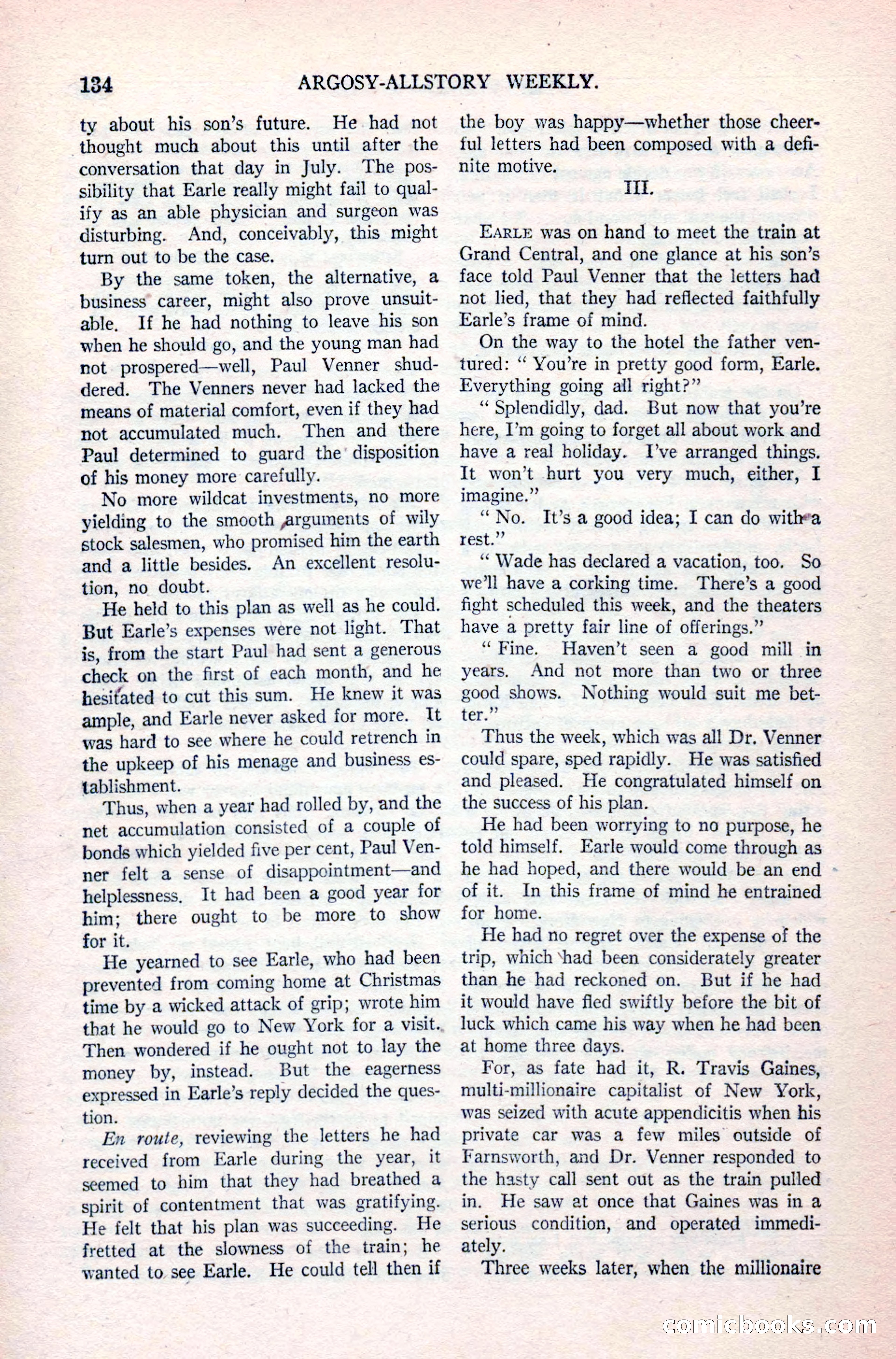 Argosy All-Story Weekly, April 24, 1926 — page 140 of 168