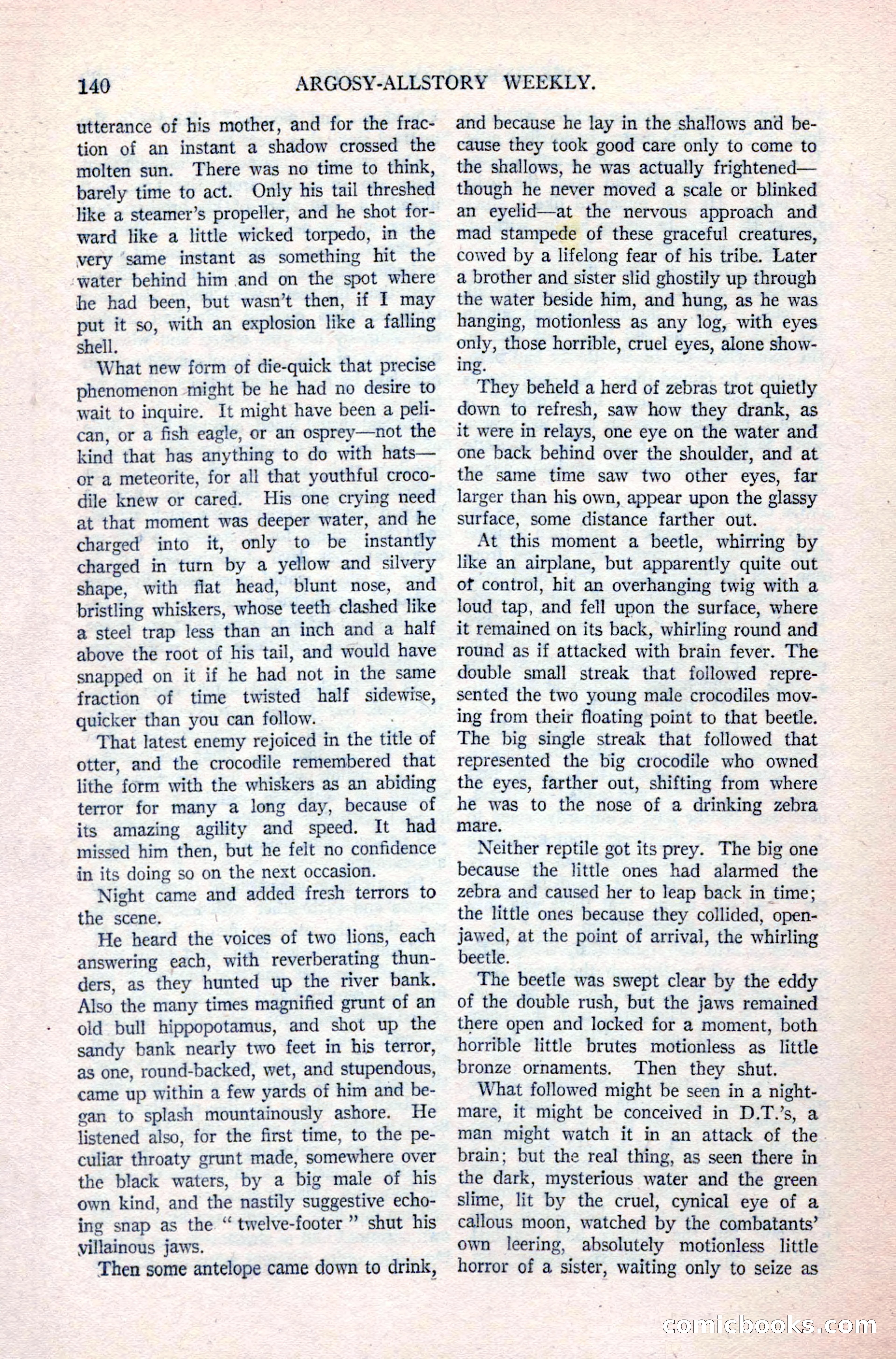 Argosy All-Story Weekly, April 24, 1926 — page 146 of 168