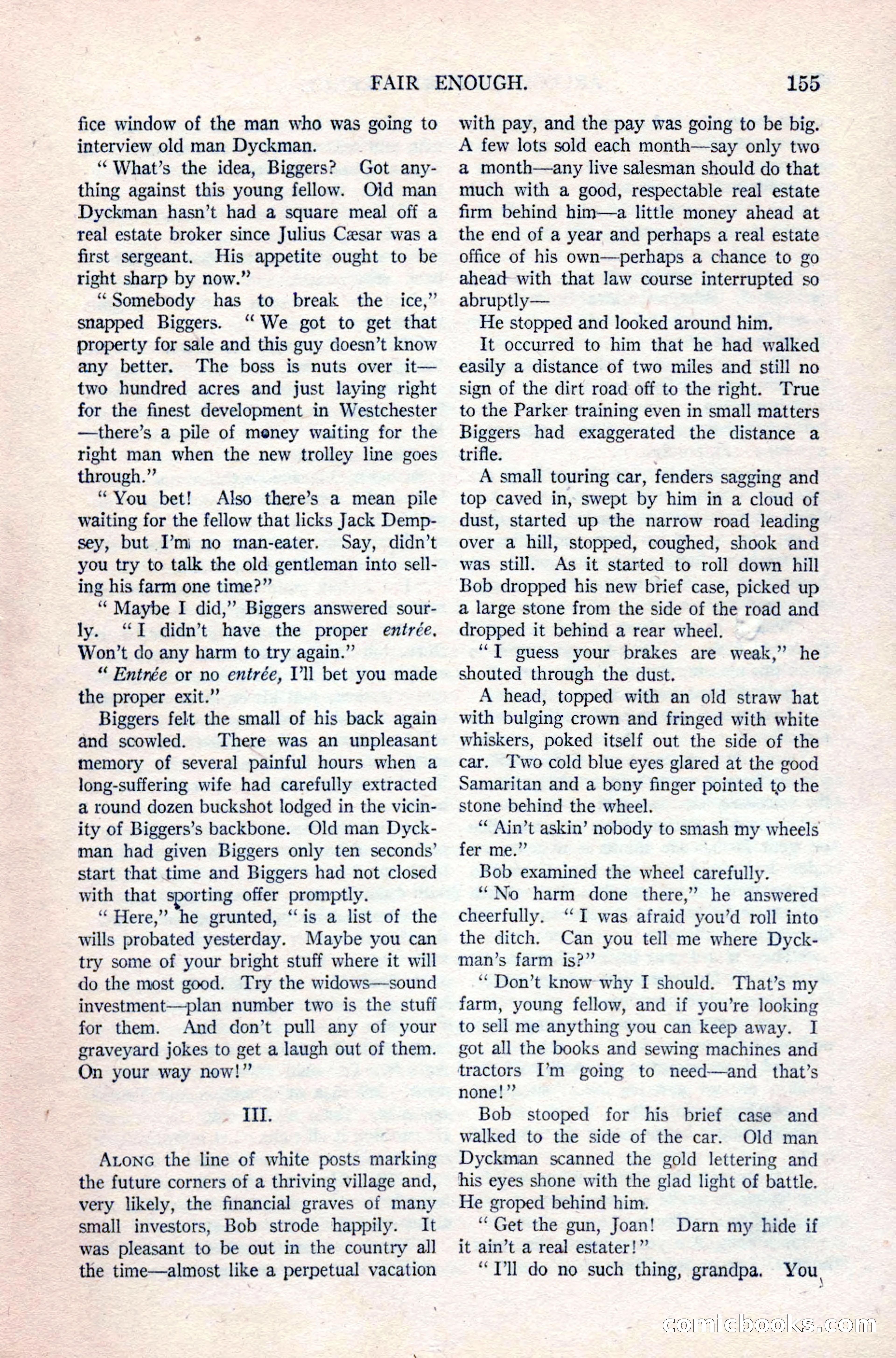 Argosy All-Story Weekly, April 24, 1926 — page 161 of 168