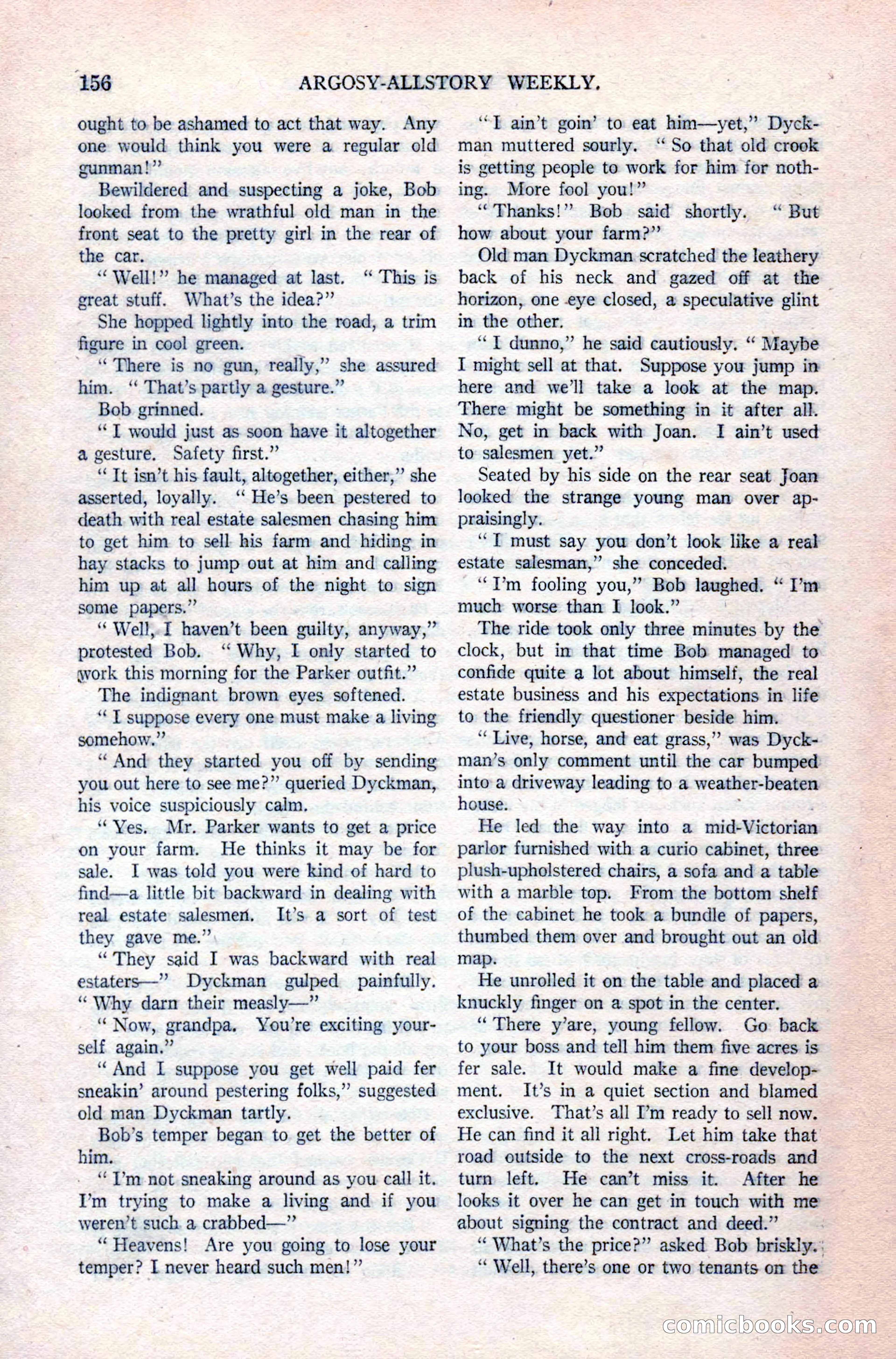 Argosy All-Story Weekly, April 24, 1926 — page 162 of 168