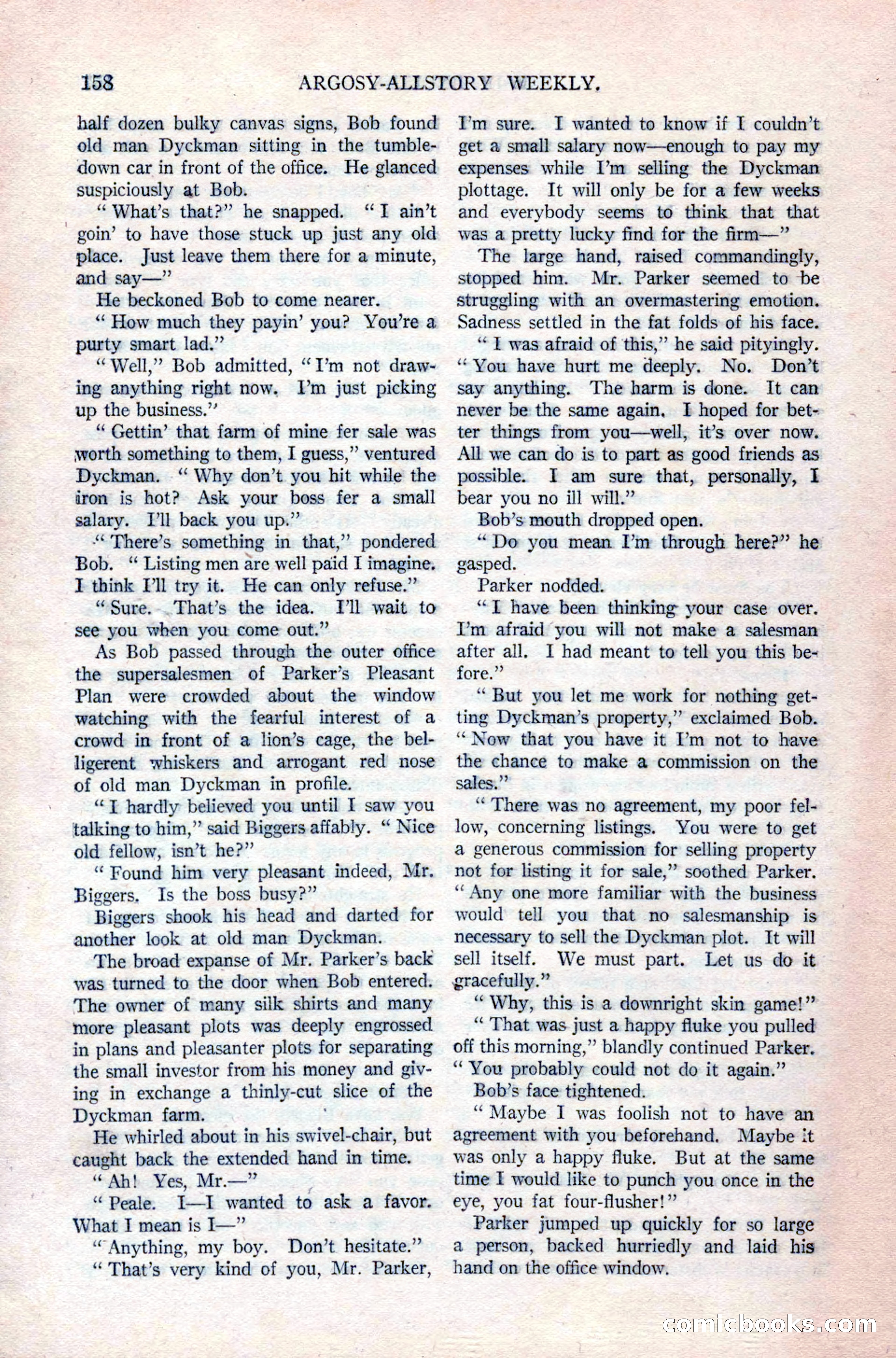 Argosy All-Story Weekly, April 24, 1926 — page 164 of 168