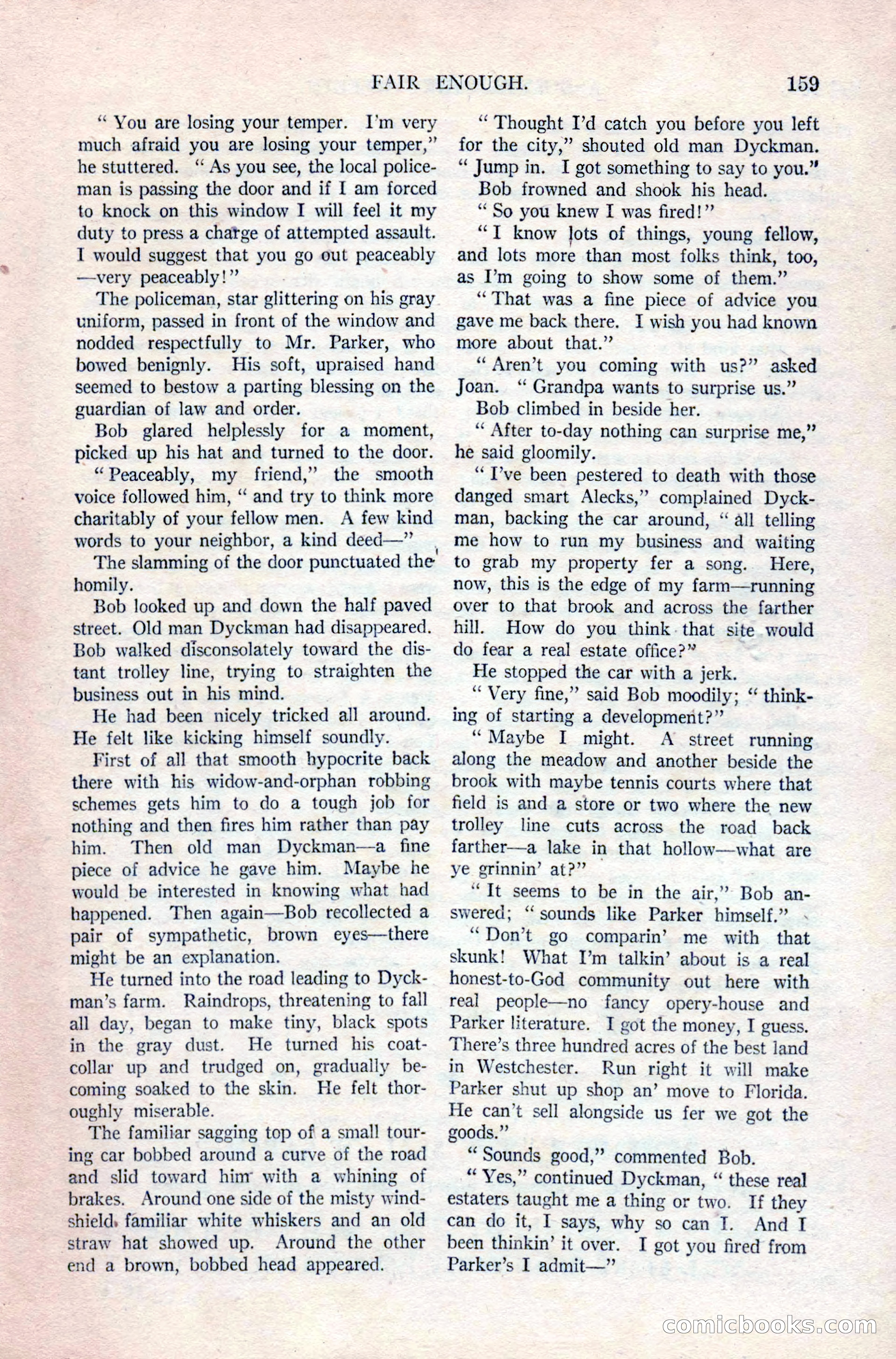 Argosy All-Story Weekly, April 24, 1926 — page 165 of 168
