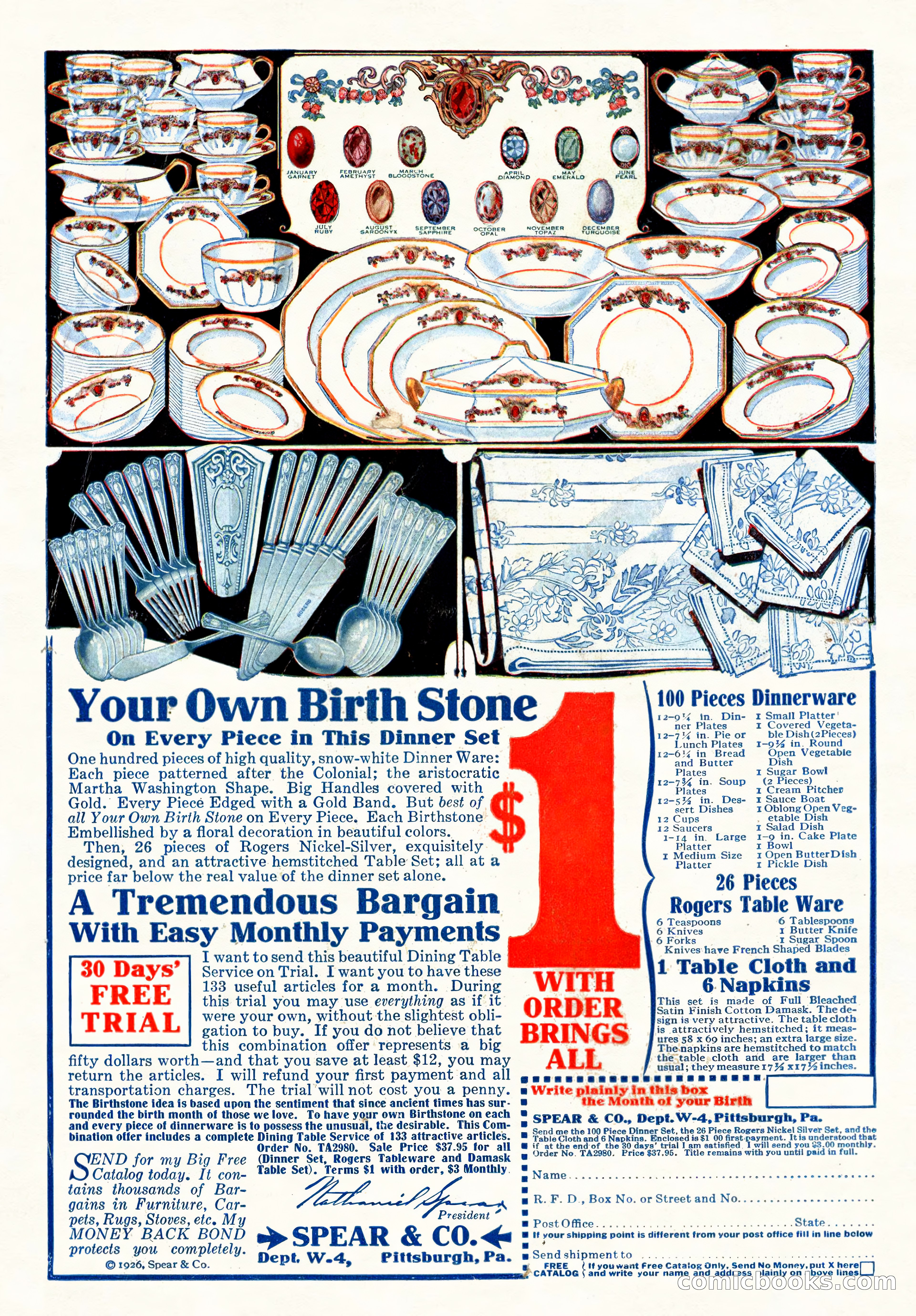 Argosy All-Story Weekly, April 24, 1926 — page 168 of 168