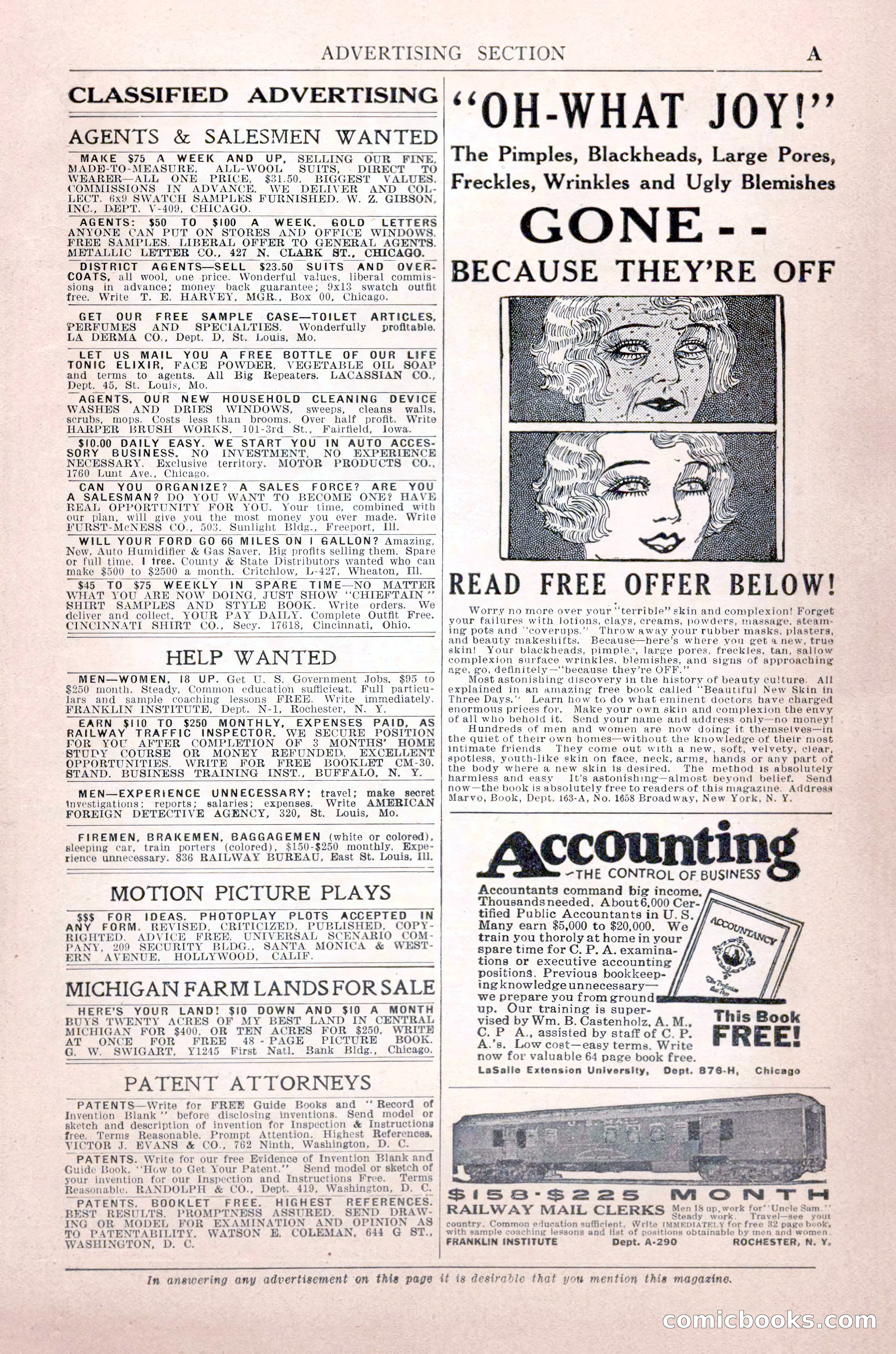Argosy All-Story Weekly, August 14, 1926 — page 5 of 168