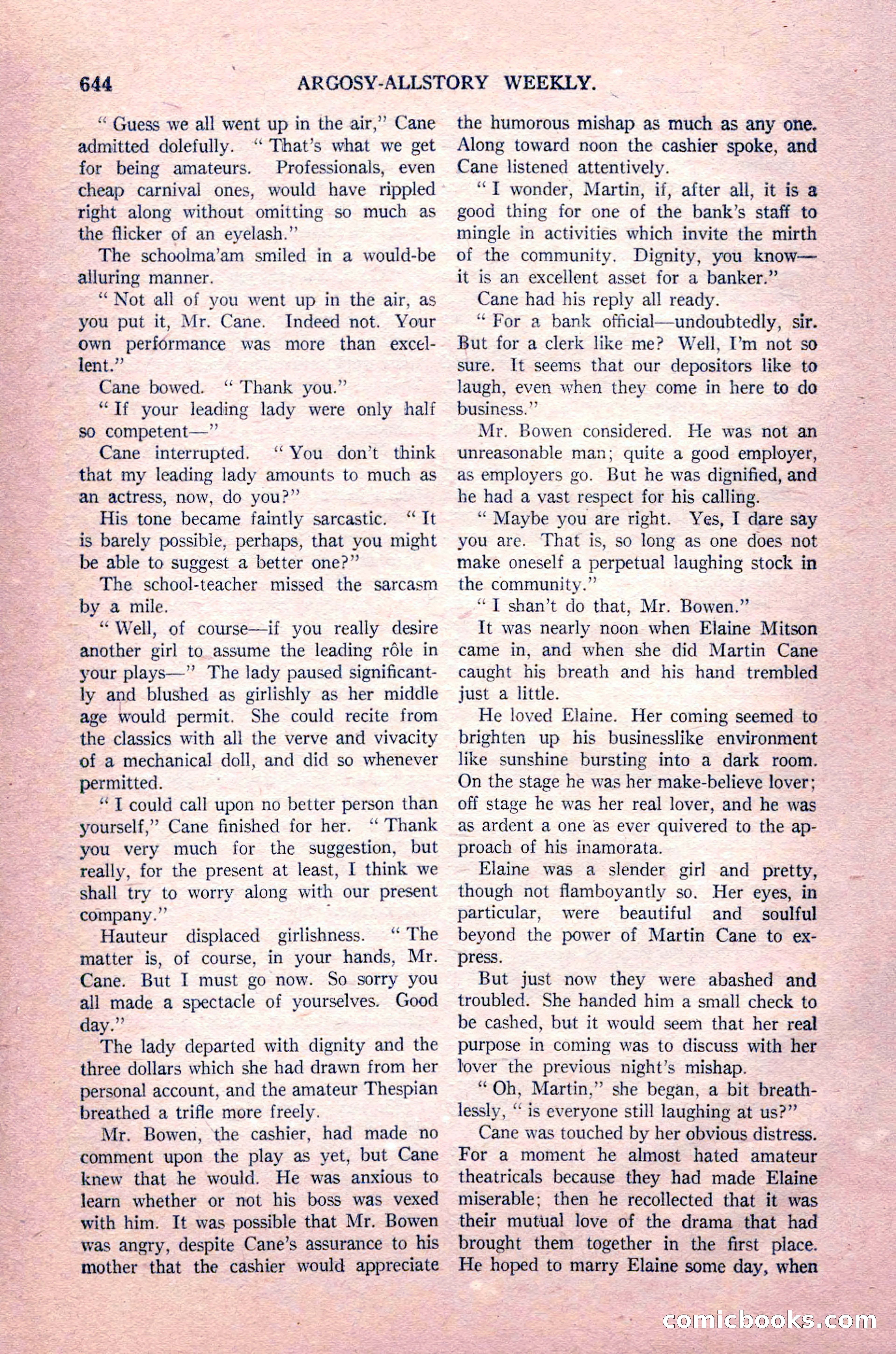 Argosy All-Story Weekly, August 14, 1926 — page 10 of 168