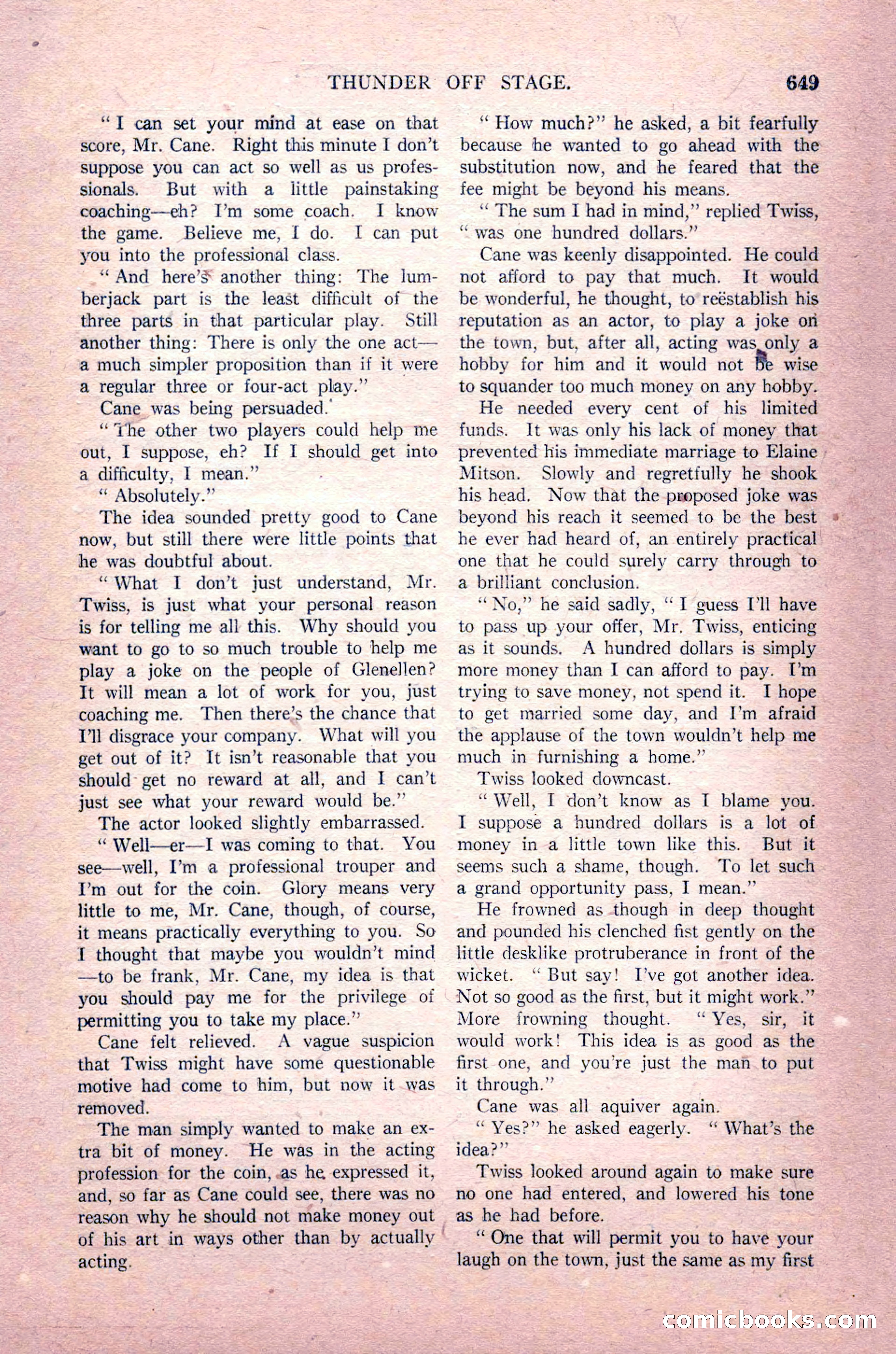 Argosy All-Story Weekly, August 14, 1926 — page 15 of 168