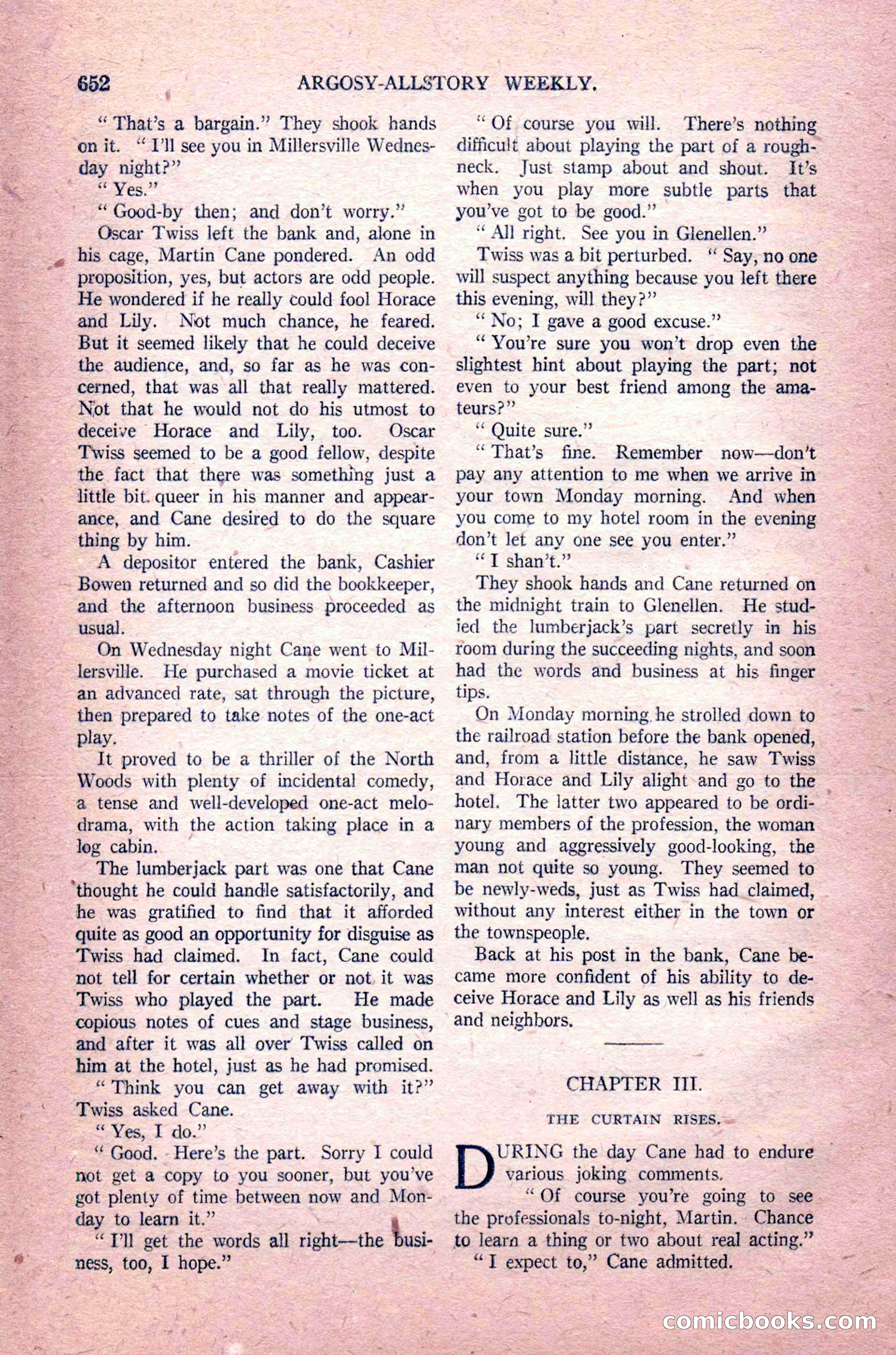 Argosy All-Story Weekly, August 14, 1926 — page 18 of 168