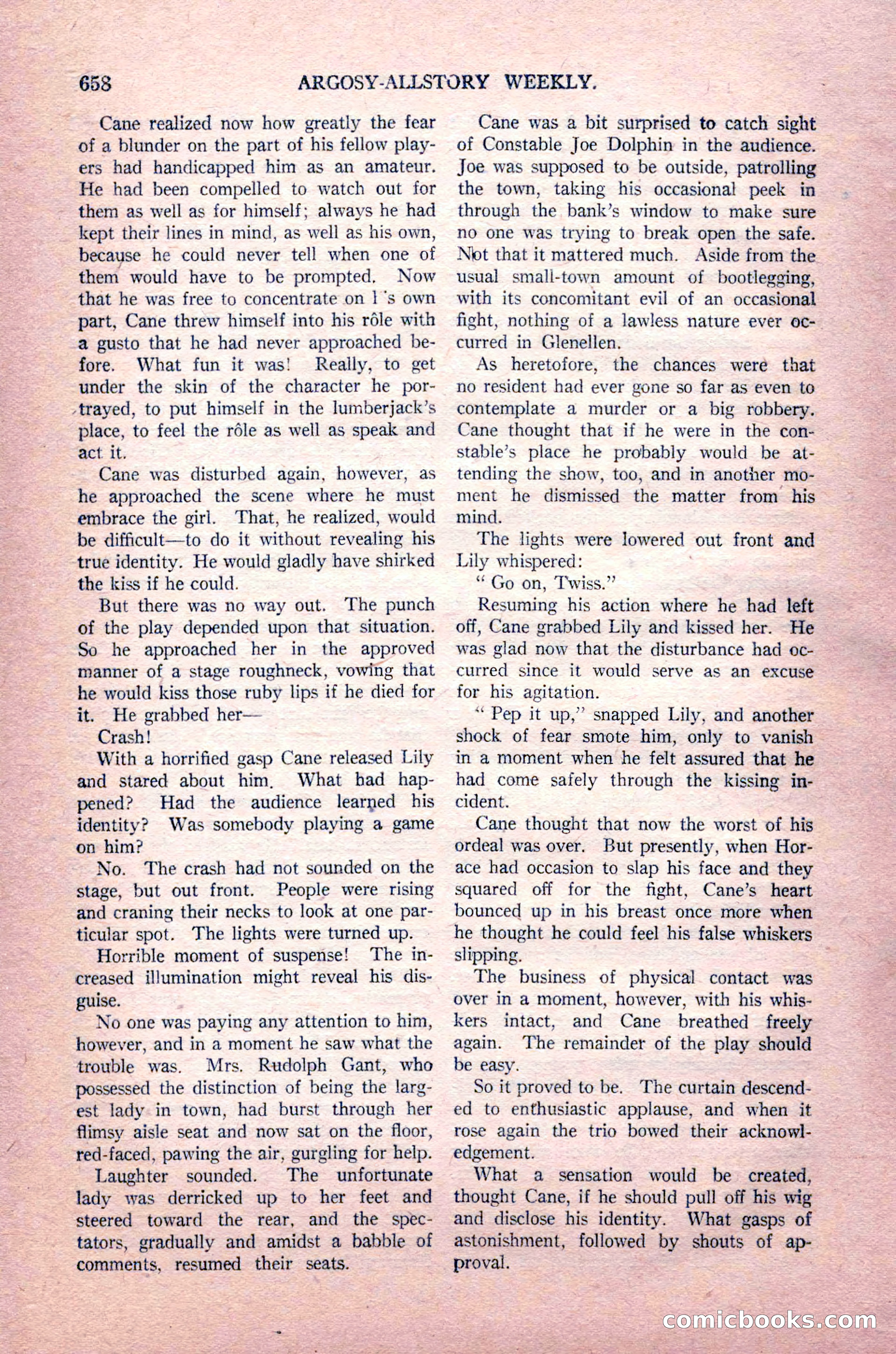 Argosy All-Story Weekly, August 14, 1926 — page 24 of 168
