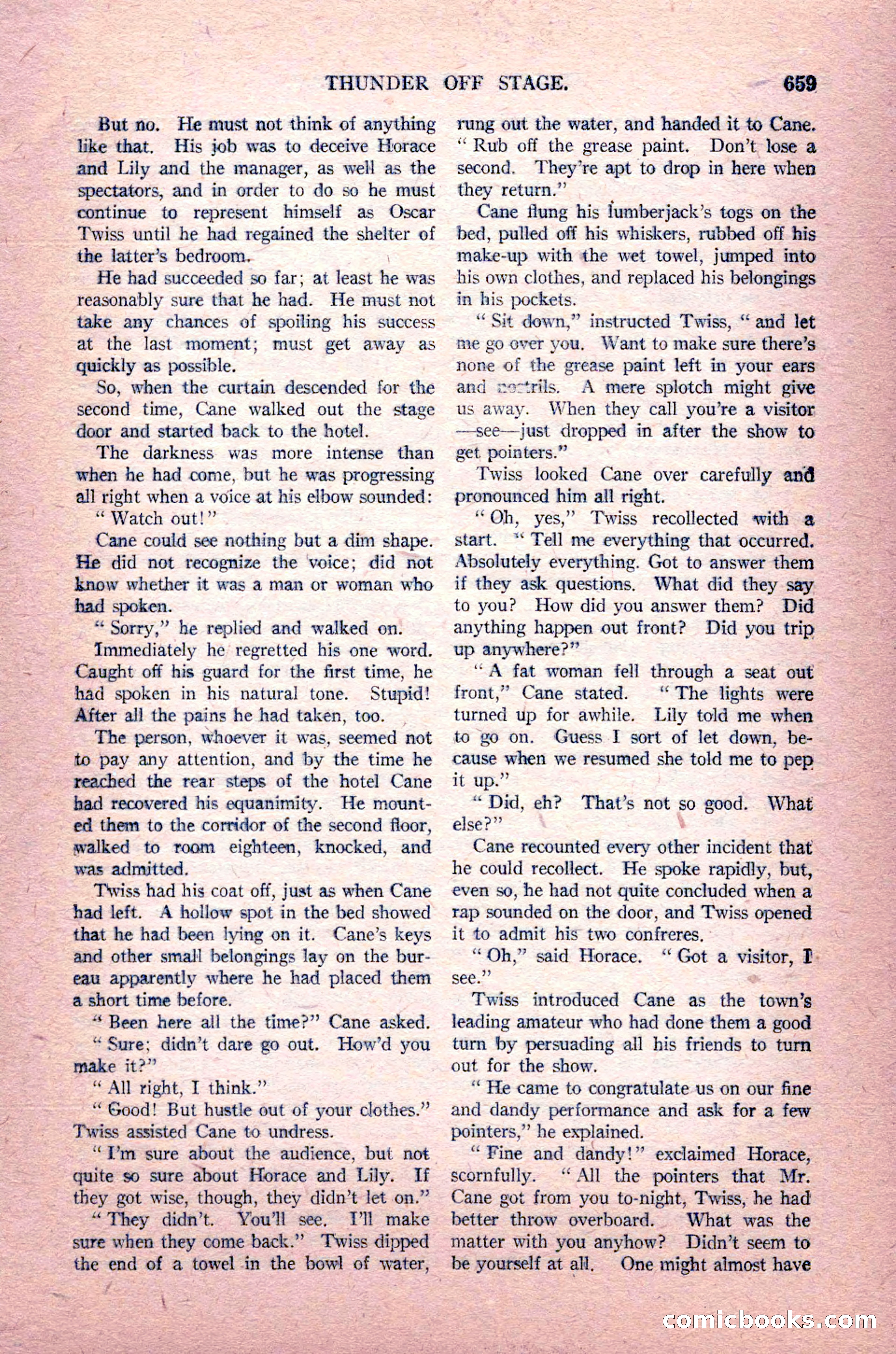 Argosy All-Story Weekly, August 14, 1926 — page 25 of 168