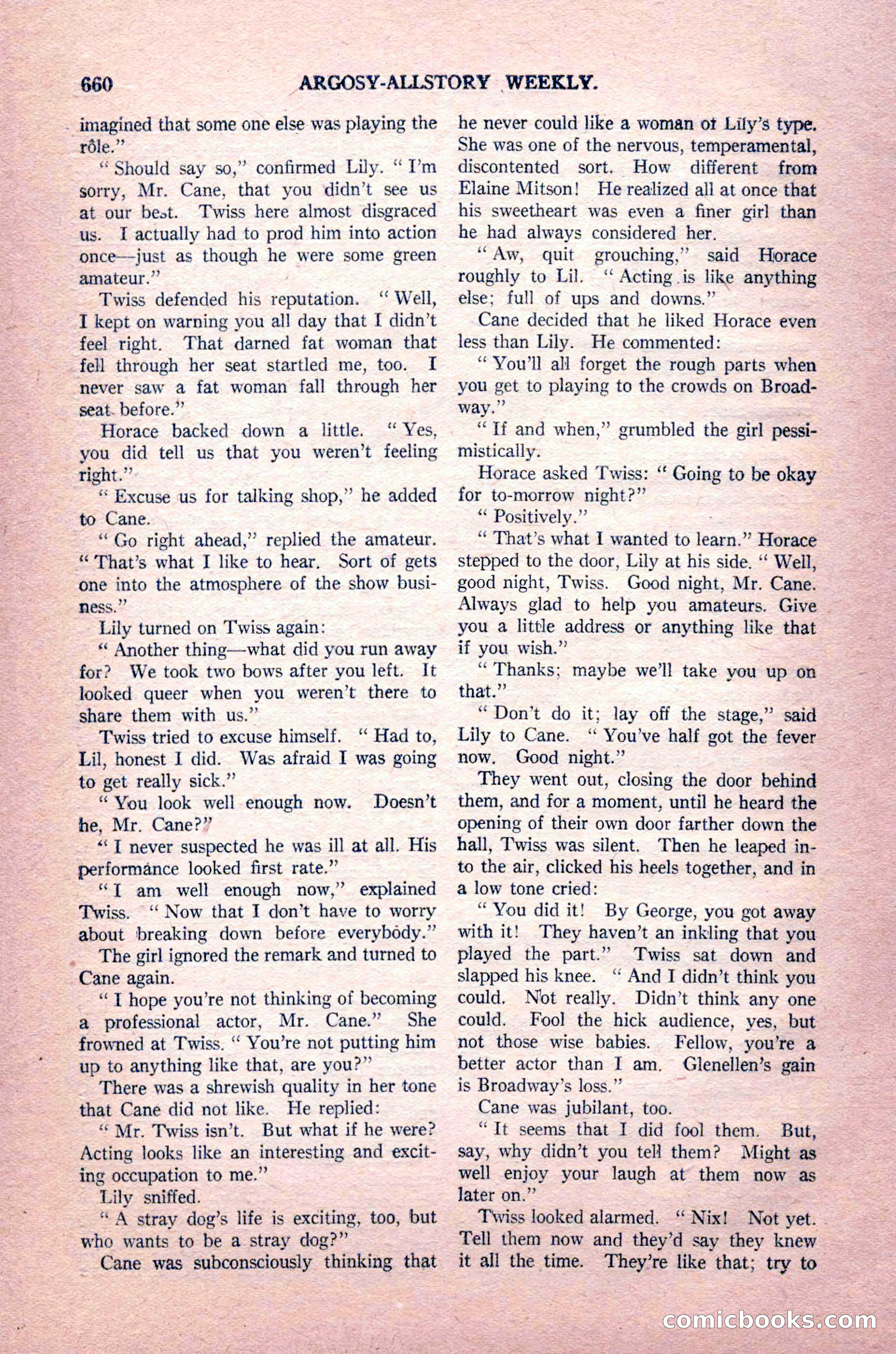 Argosy All-Story Weekly, August 14, 1926 — page 26 of 168