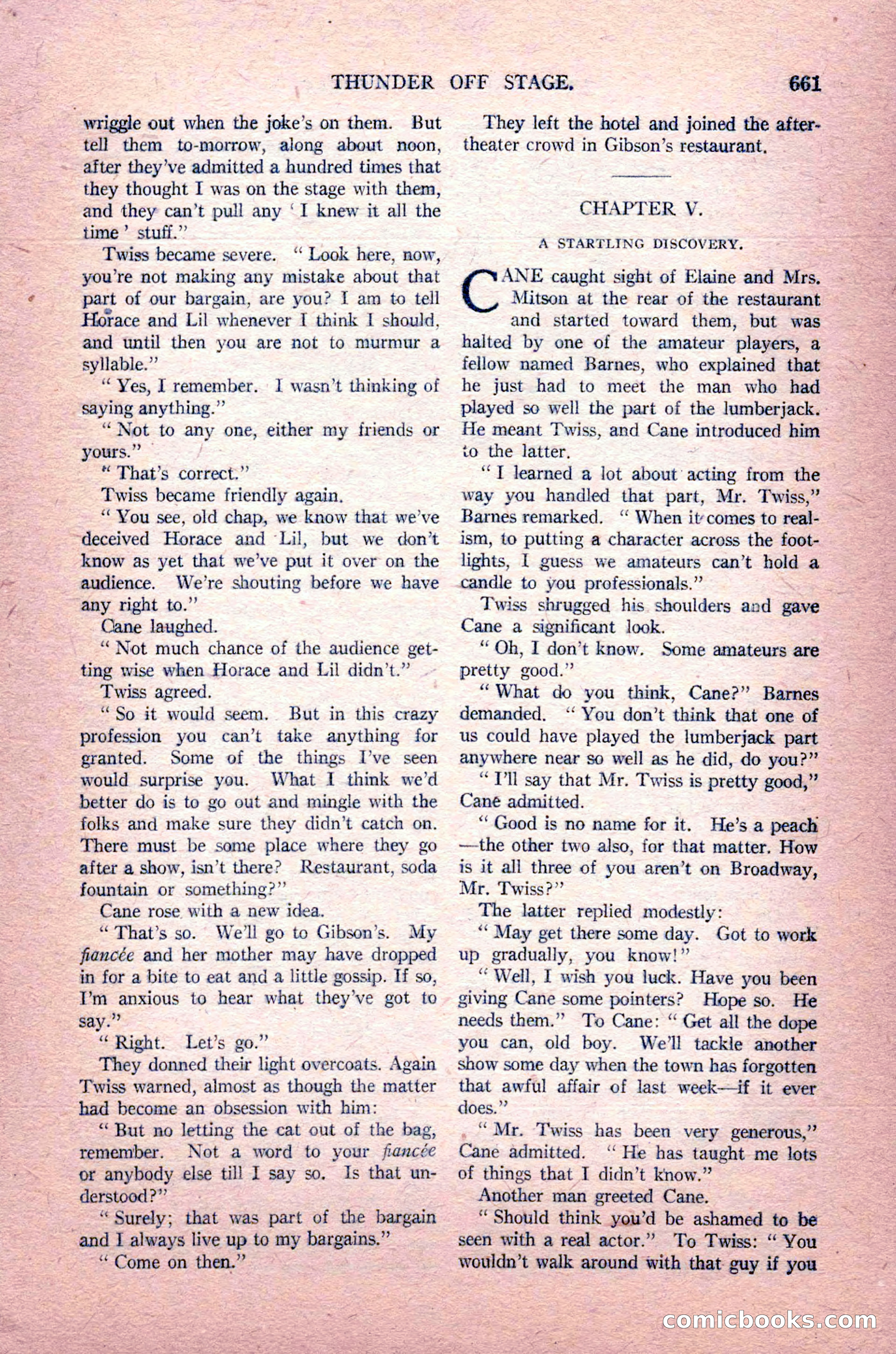 Argosy All-Story Weekly, August 14, 1926 — page 27 of 168