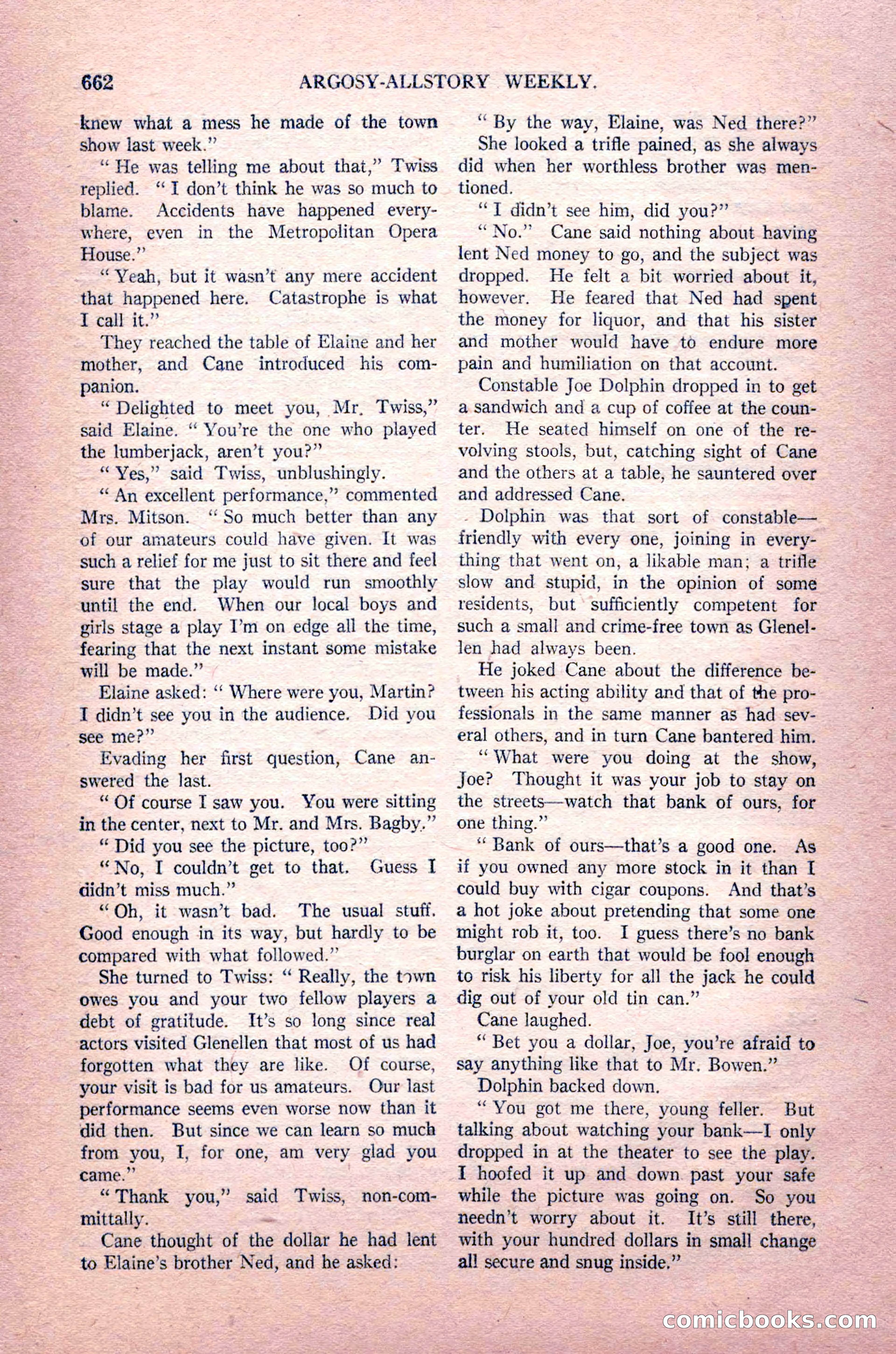 Argosy All-Story Weekly, August 14, 1926 — page 28 of 168