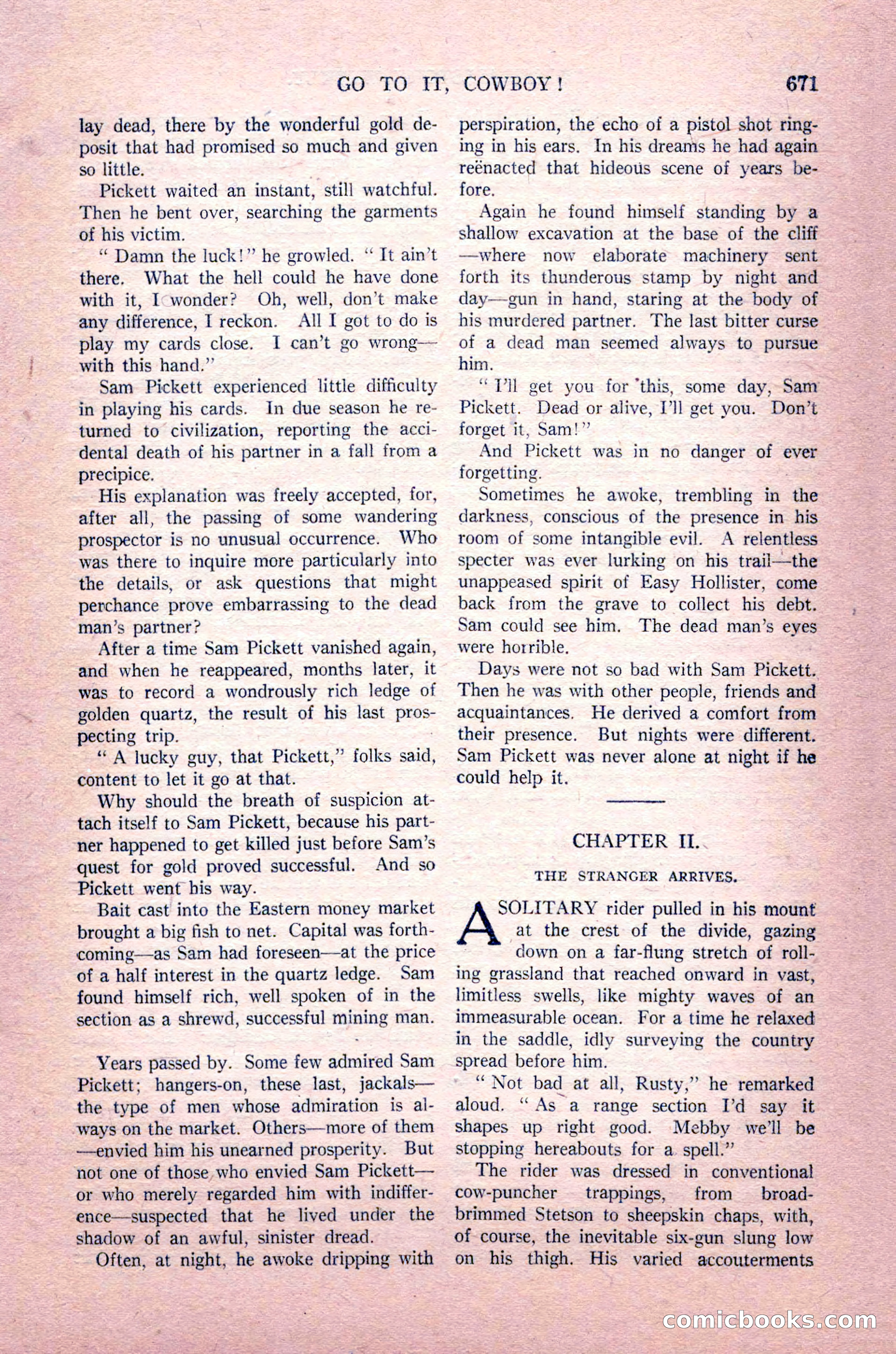 Argosy All-Story Weekly, August 14, 1926 — page 37 of 168