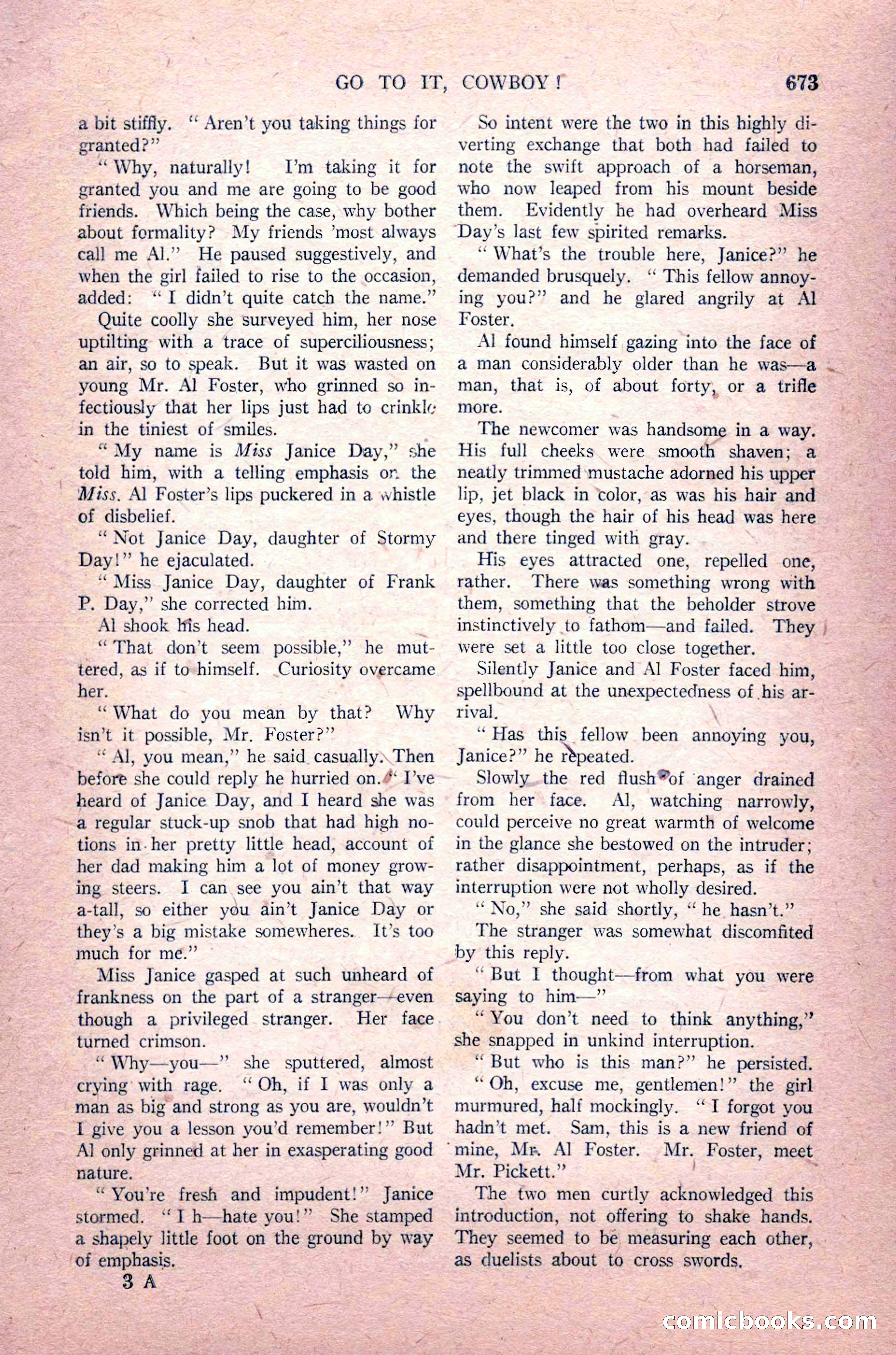 Argosy All-Story Weekly, August 14, 1926 — page 39 of 168