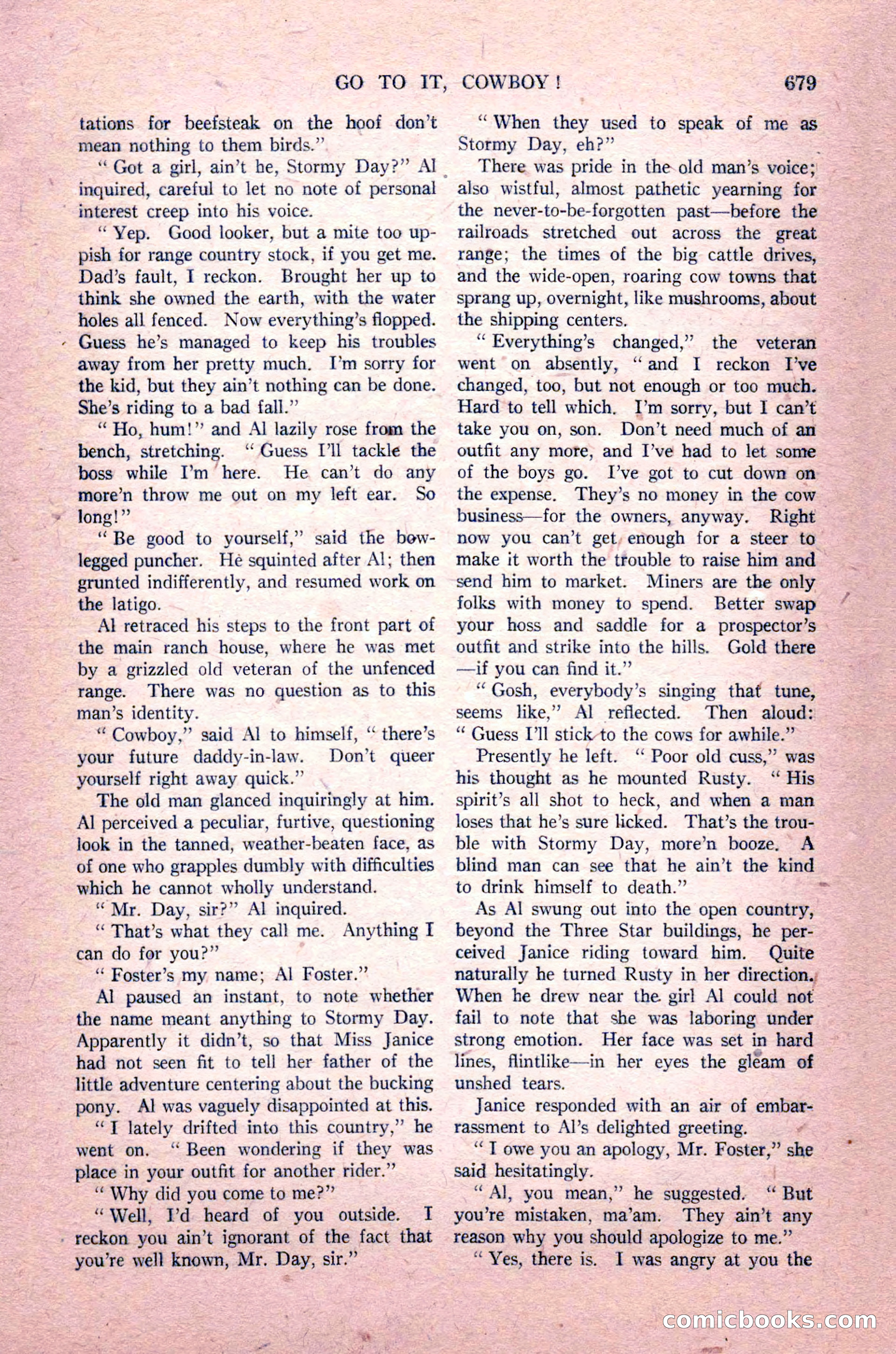 Argosy All-Story Weekly, August 14, 1926 — page 45 of 168