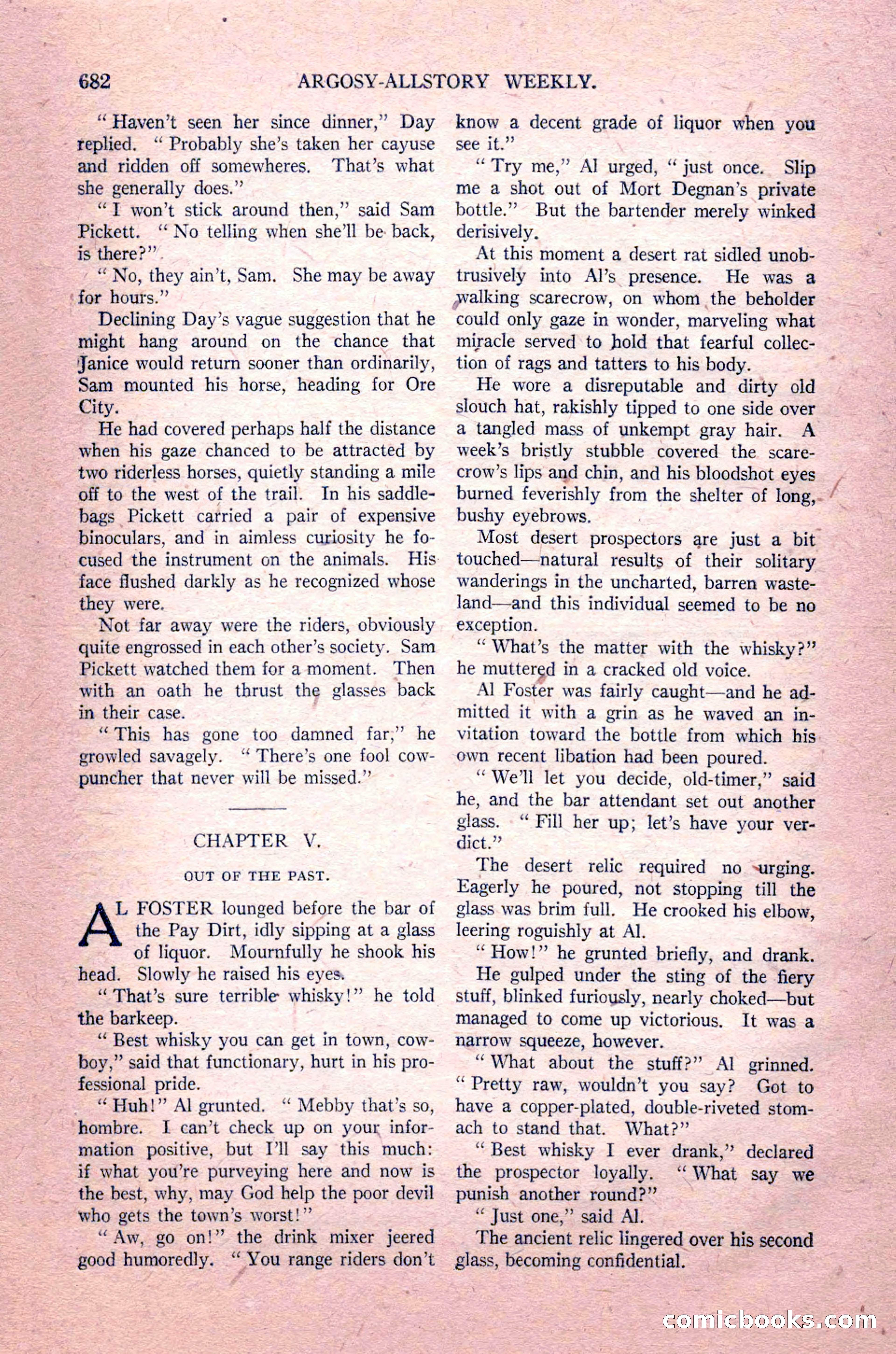 Argosy All-Story Weekly, August 14, 1926 — page 48 of 168