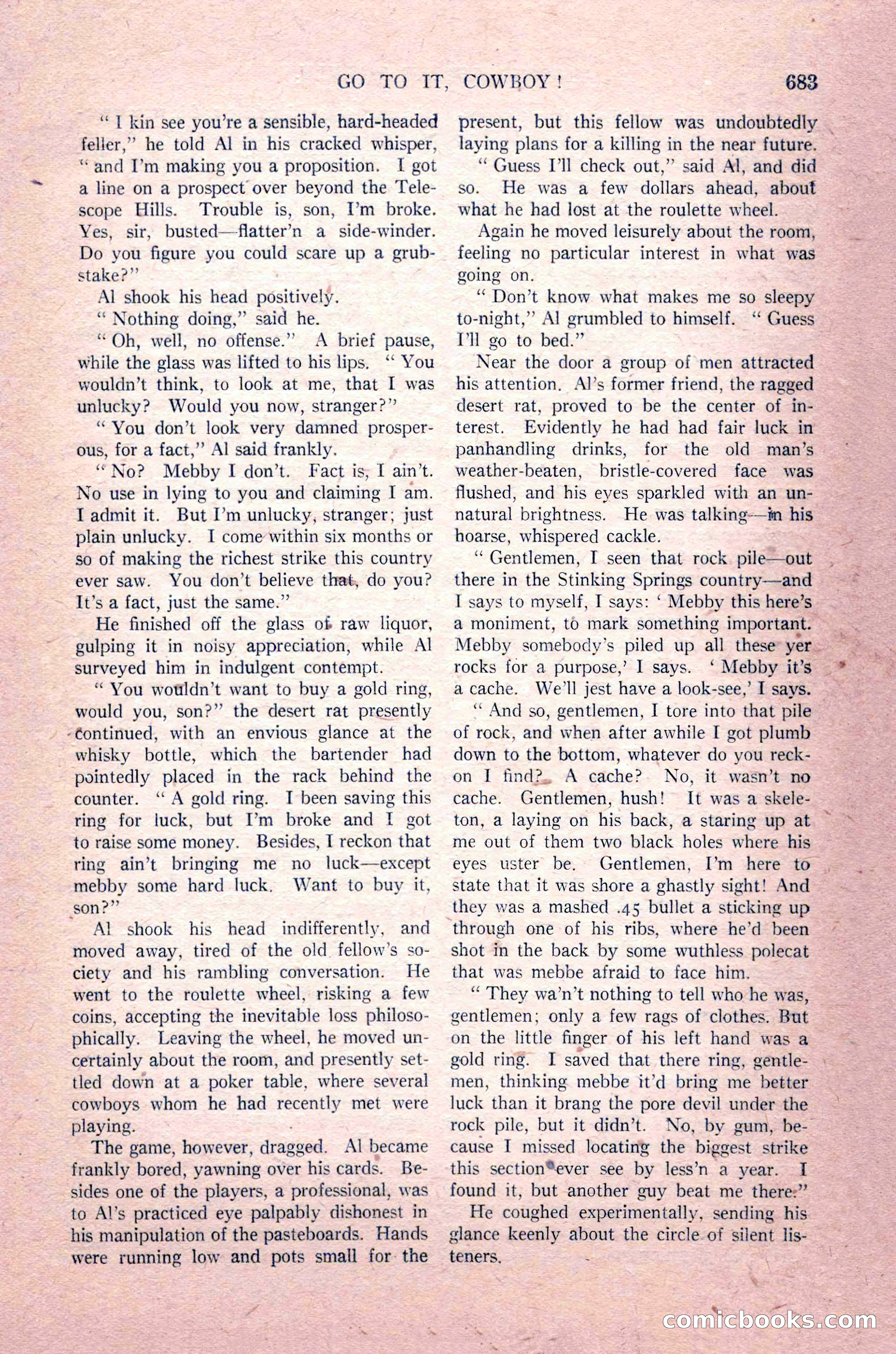 Argosy All-Story Weekly, August 14, 1926 — page 49 of 168