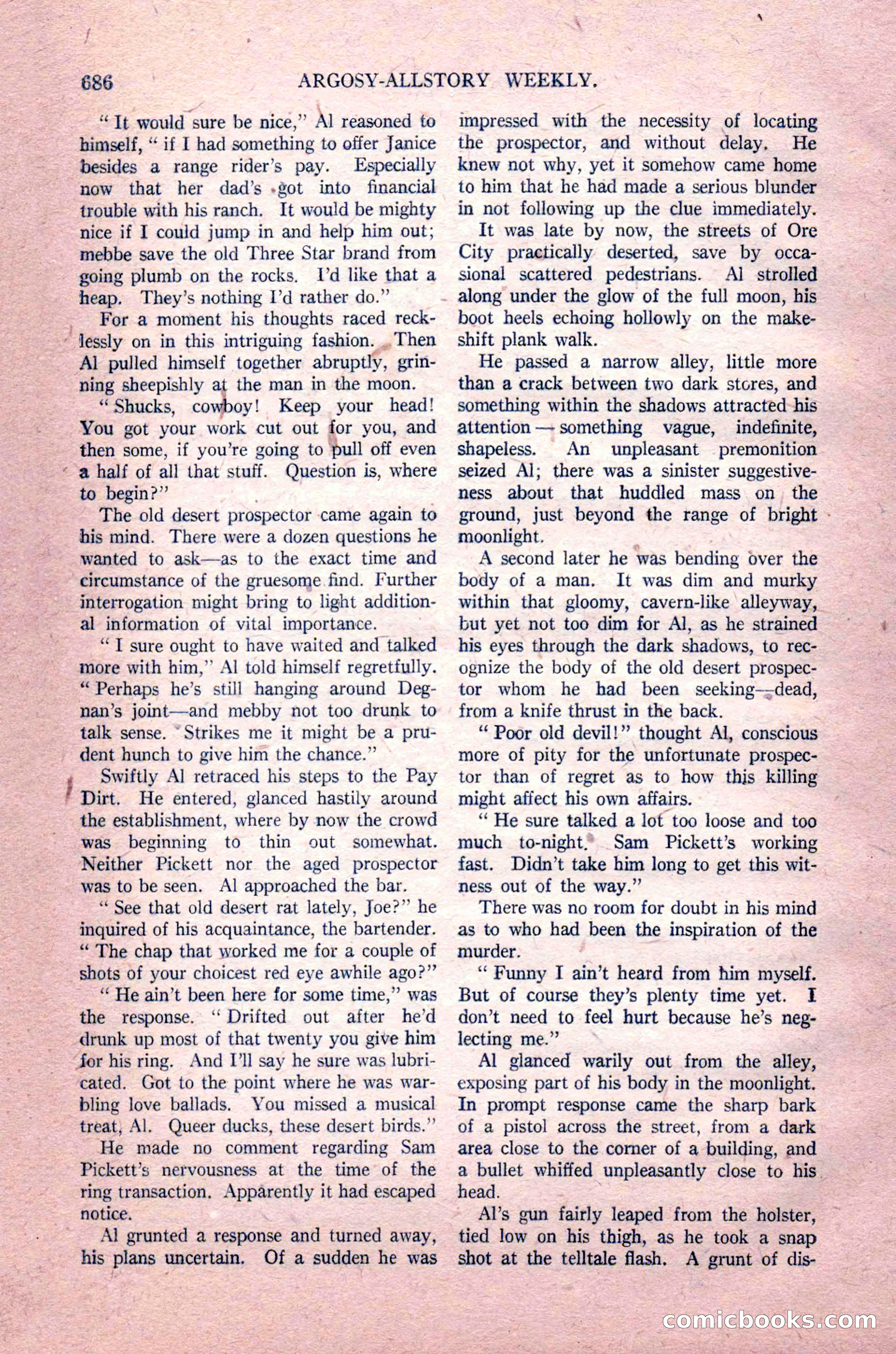 Argosy All-Story Weekly, August 14, 1926 — page 52 of 168