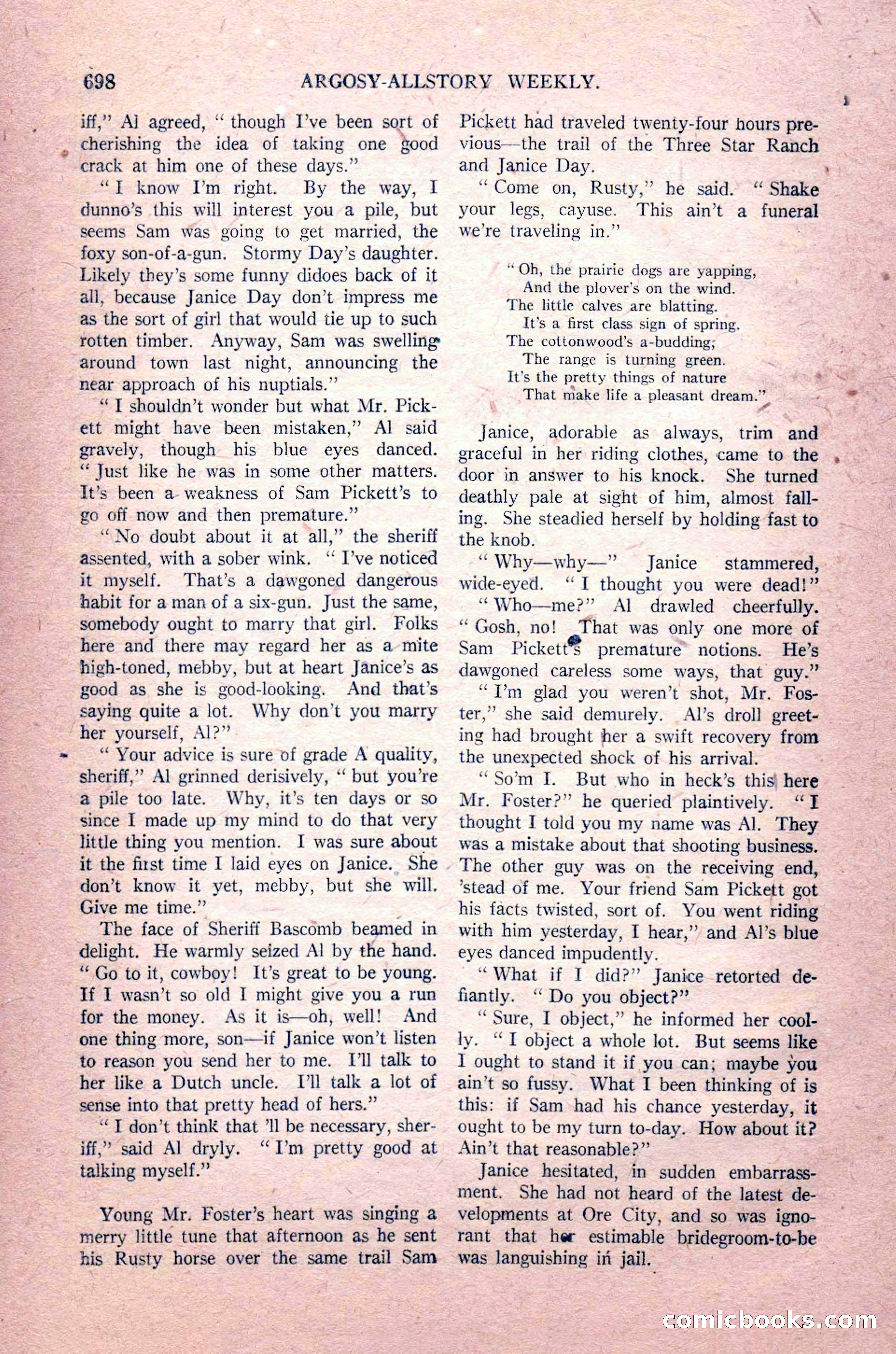 Argosy All-Story Weekly, August 14, 1926 — page 64 of 168