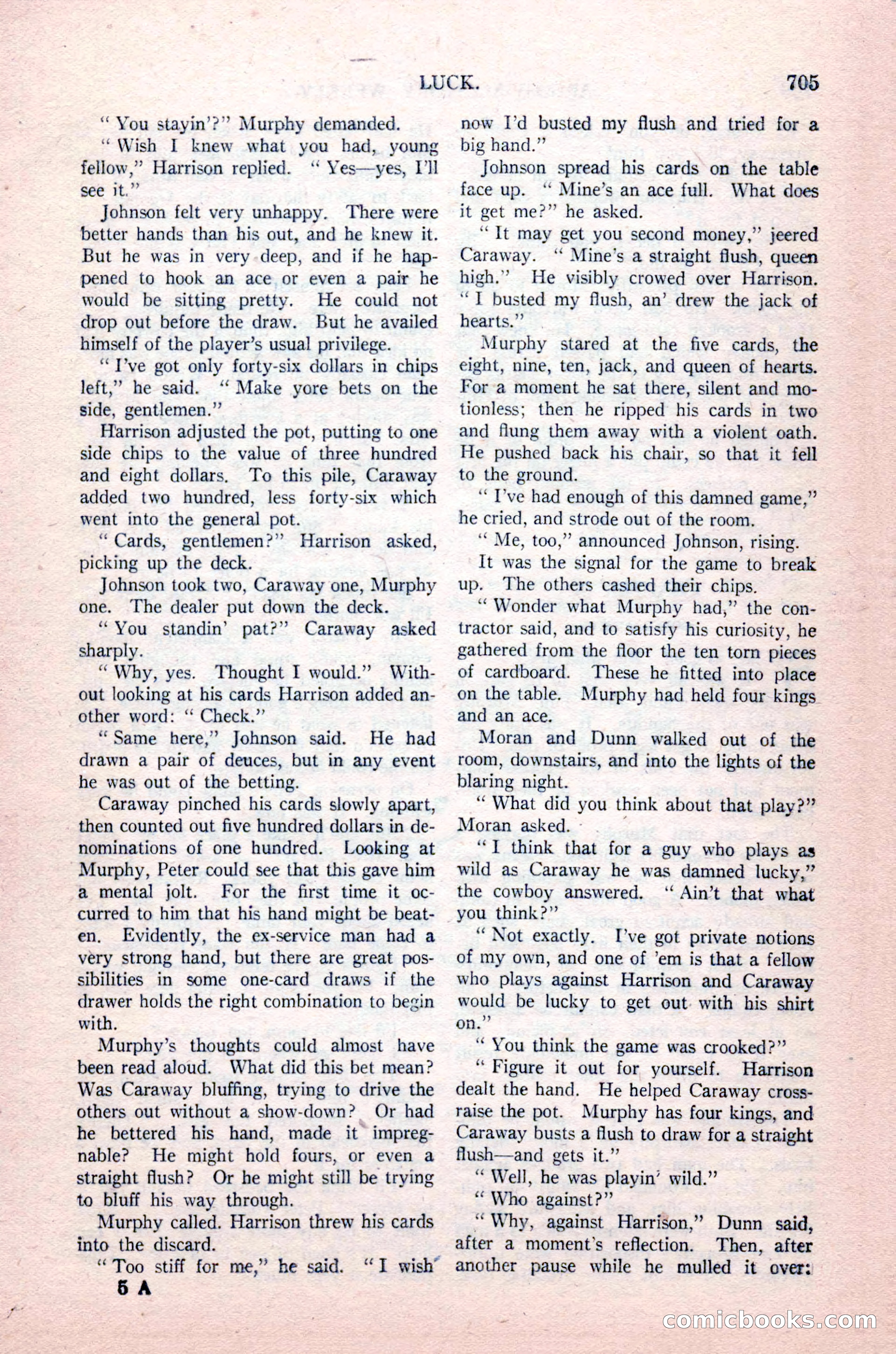 Argosy All-Story Weekly, August 14, 1926 — page 71 of 168