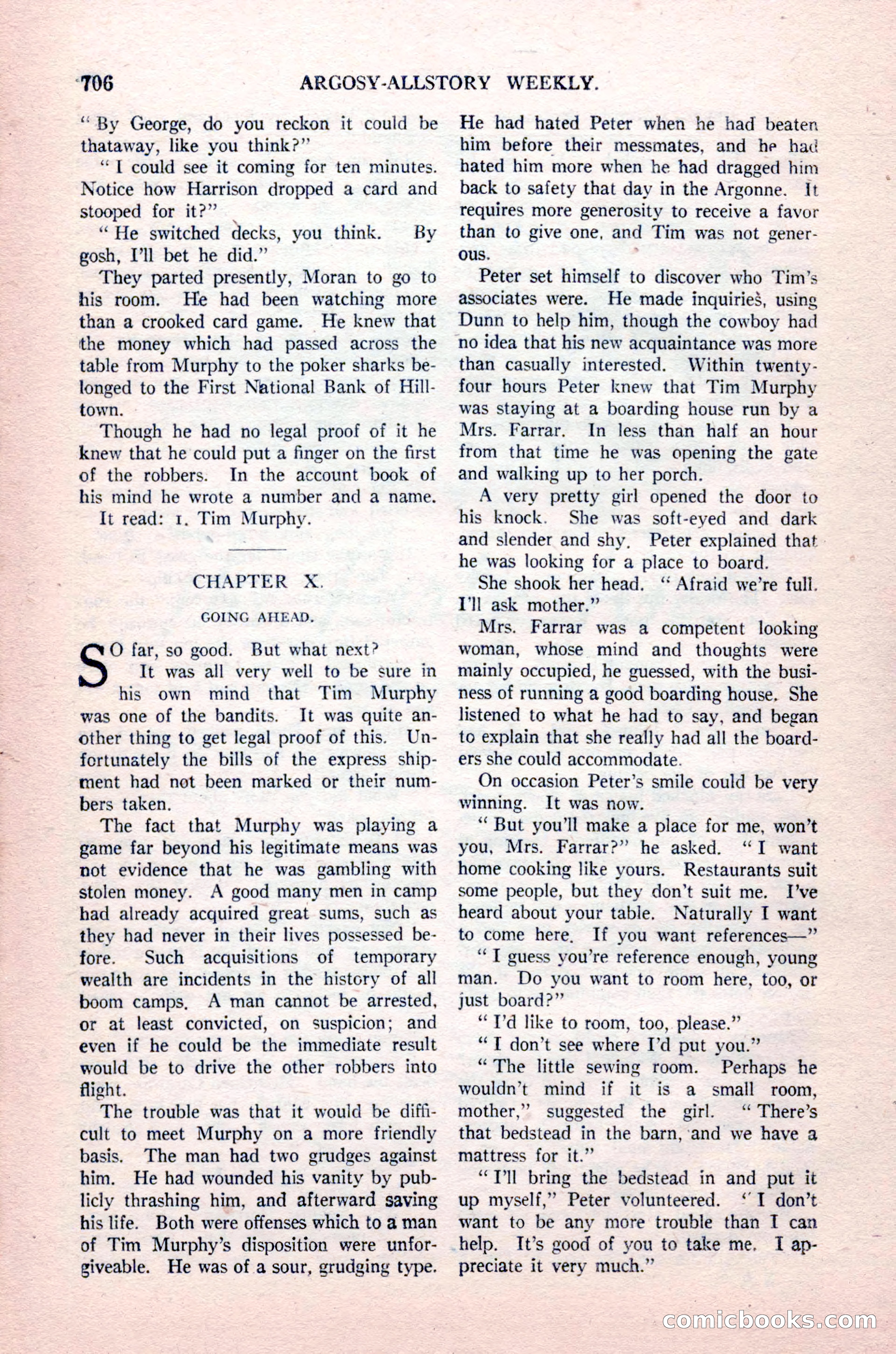 Argosy All-Story Weekly, August 14, 1926 — page 72 of 168