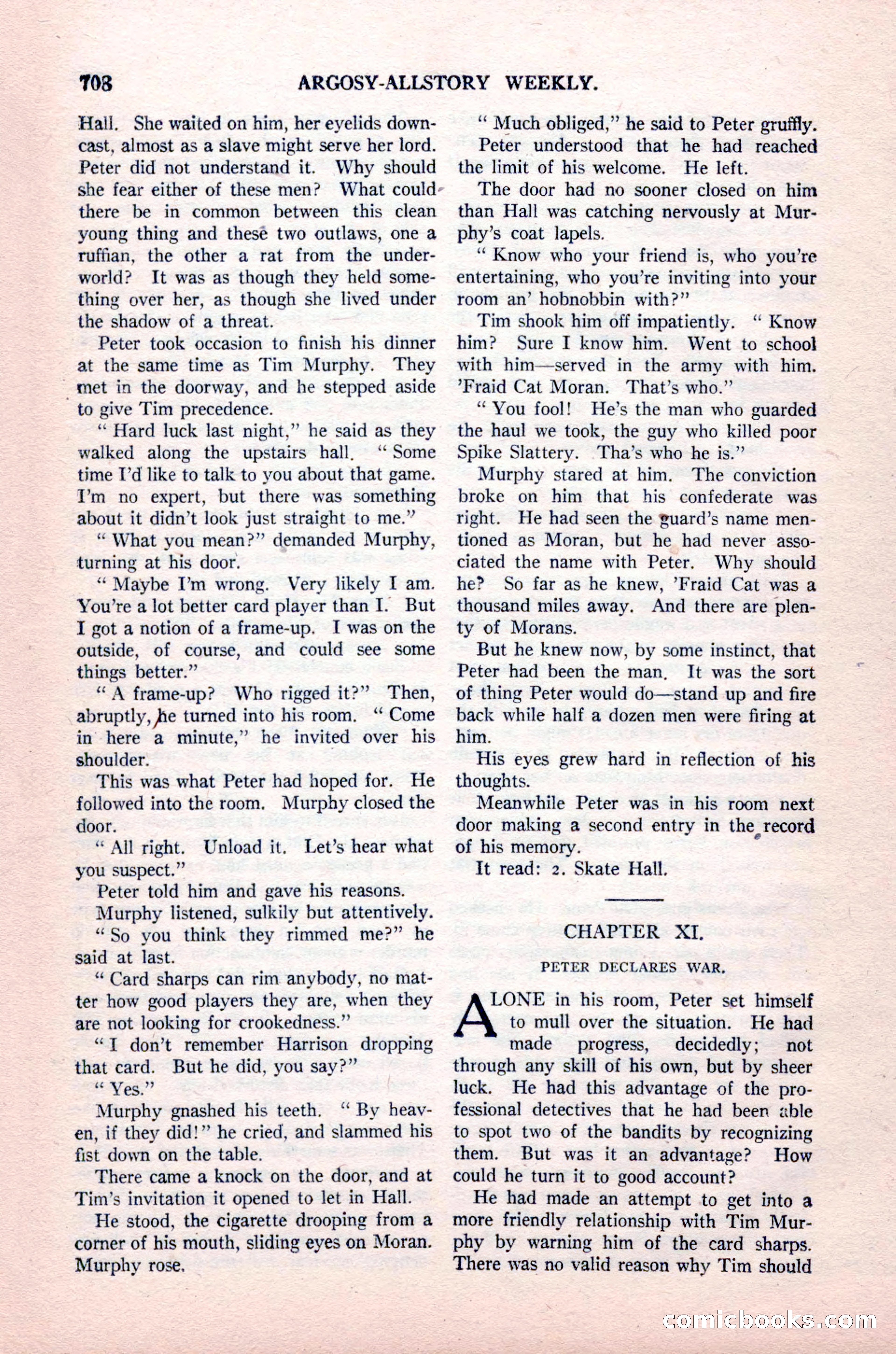 Argosy All-Story Weekly, August 14, 1926 — page 74 of 168