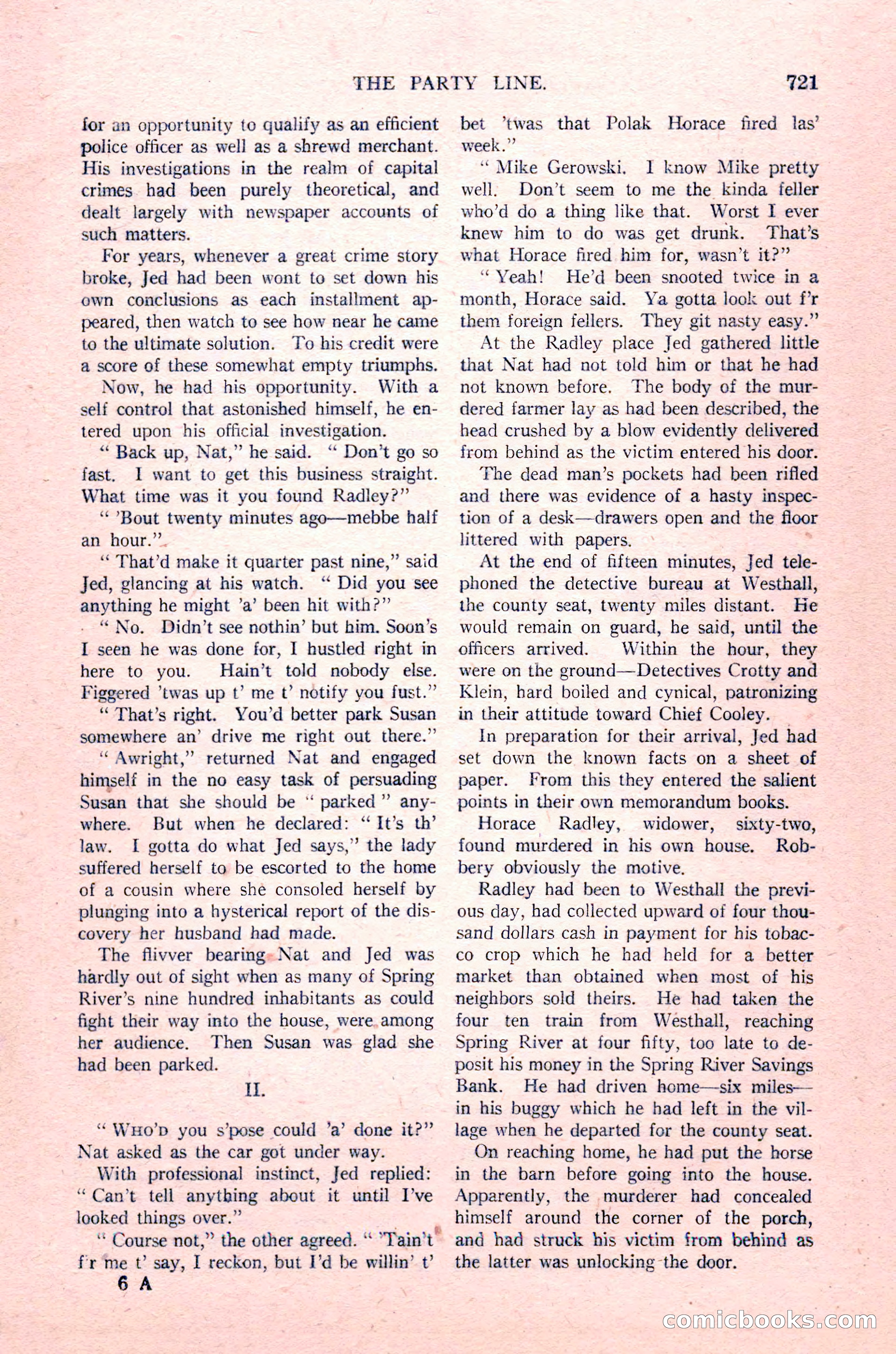 Argosy All-Story Weekly, August 14, 1926 — page 87 of 168