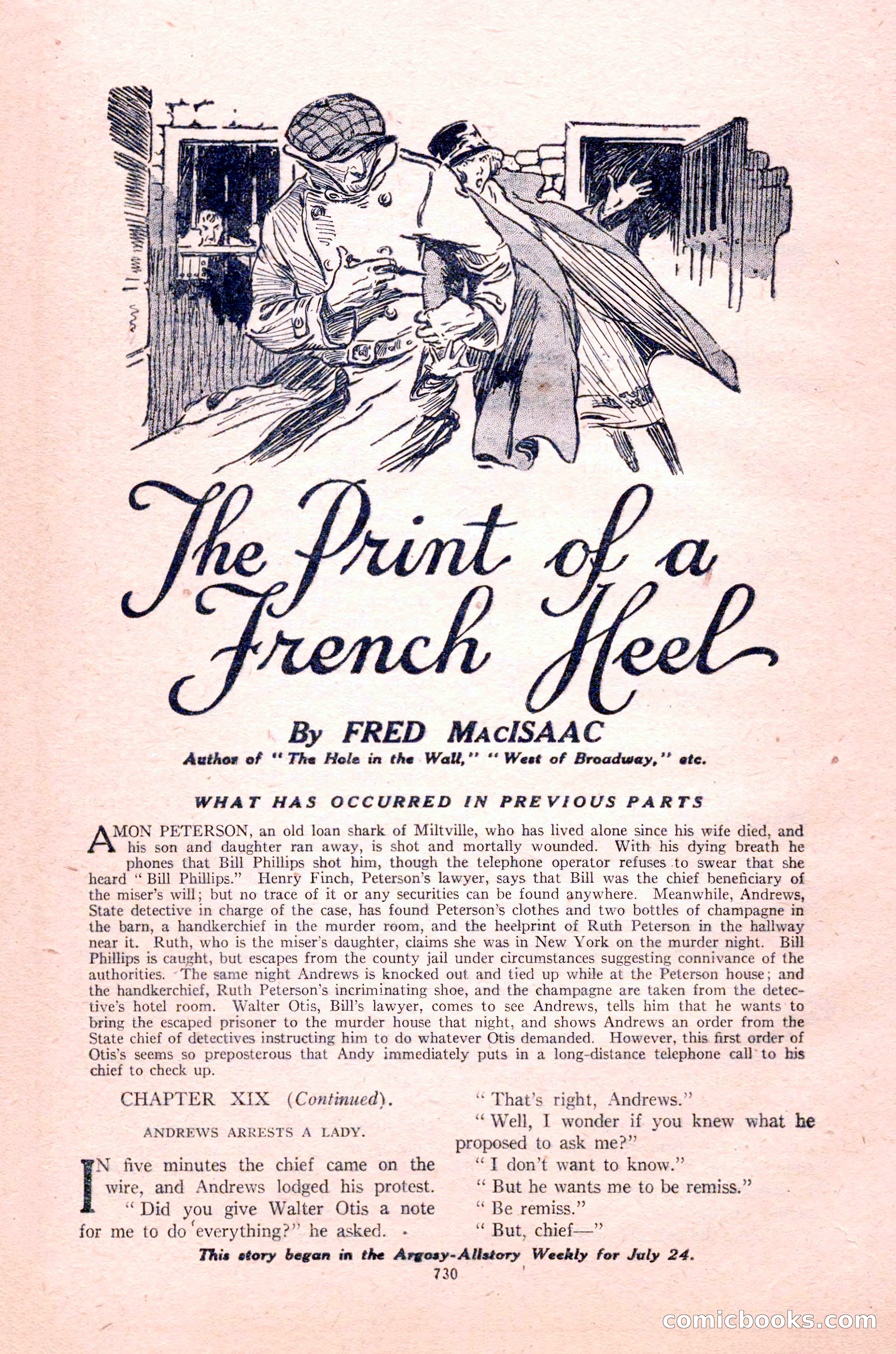 Argosy All-Story Weekly, August 14, 1926 — page 96 of 168