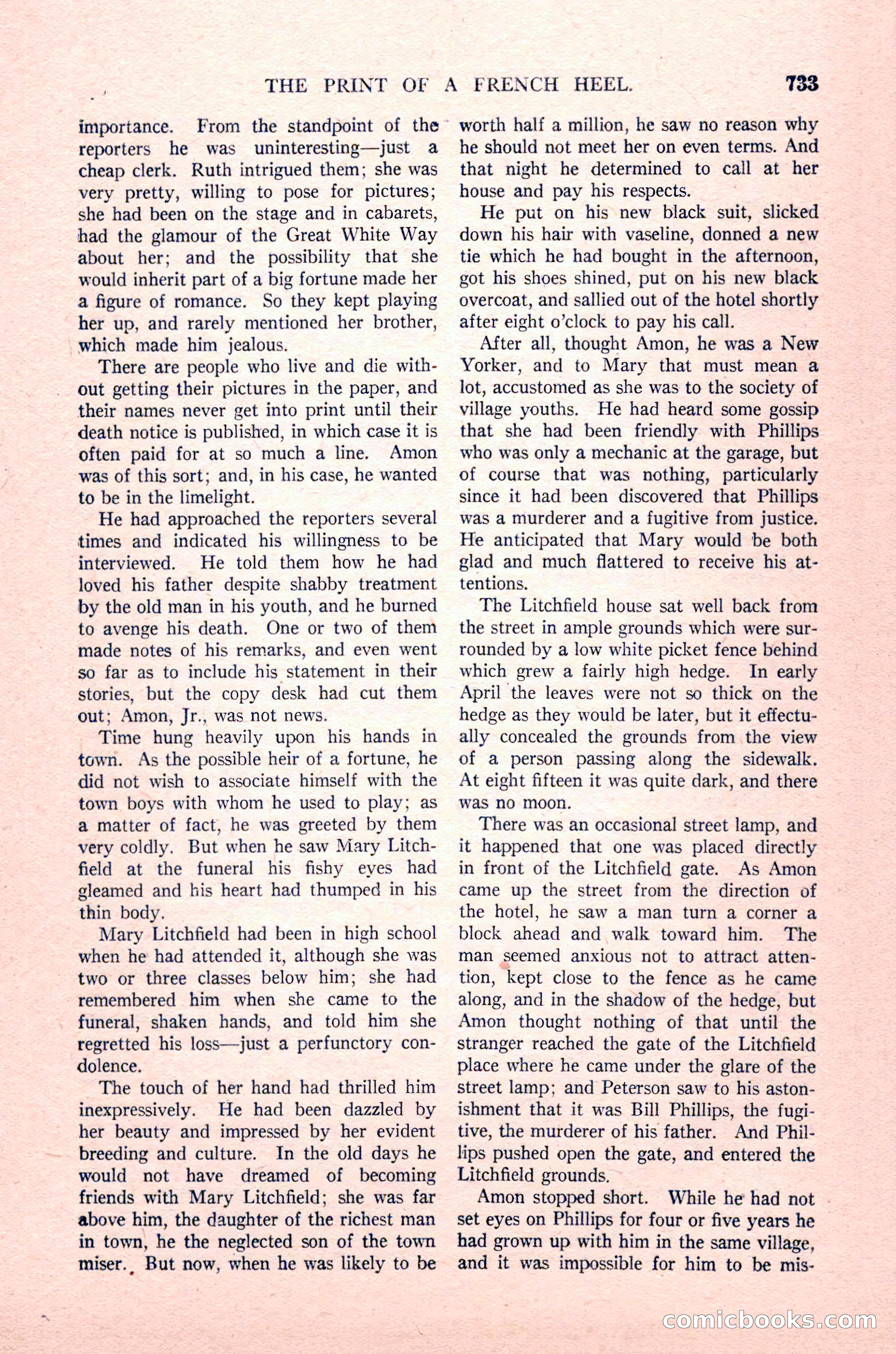 Argosy All-Story Weekly, August 14, 1926 — page 99 of 168