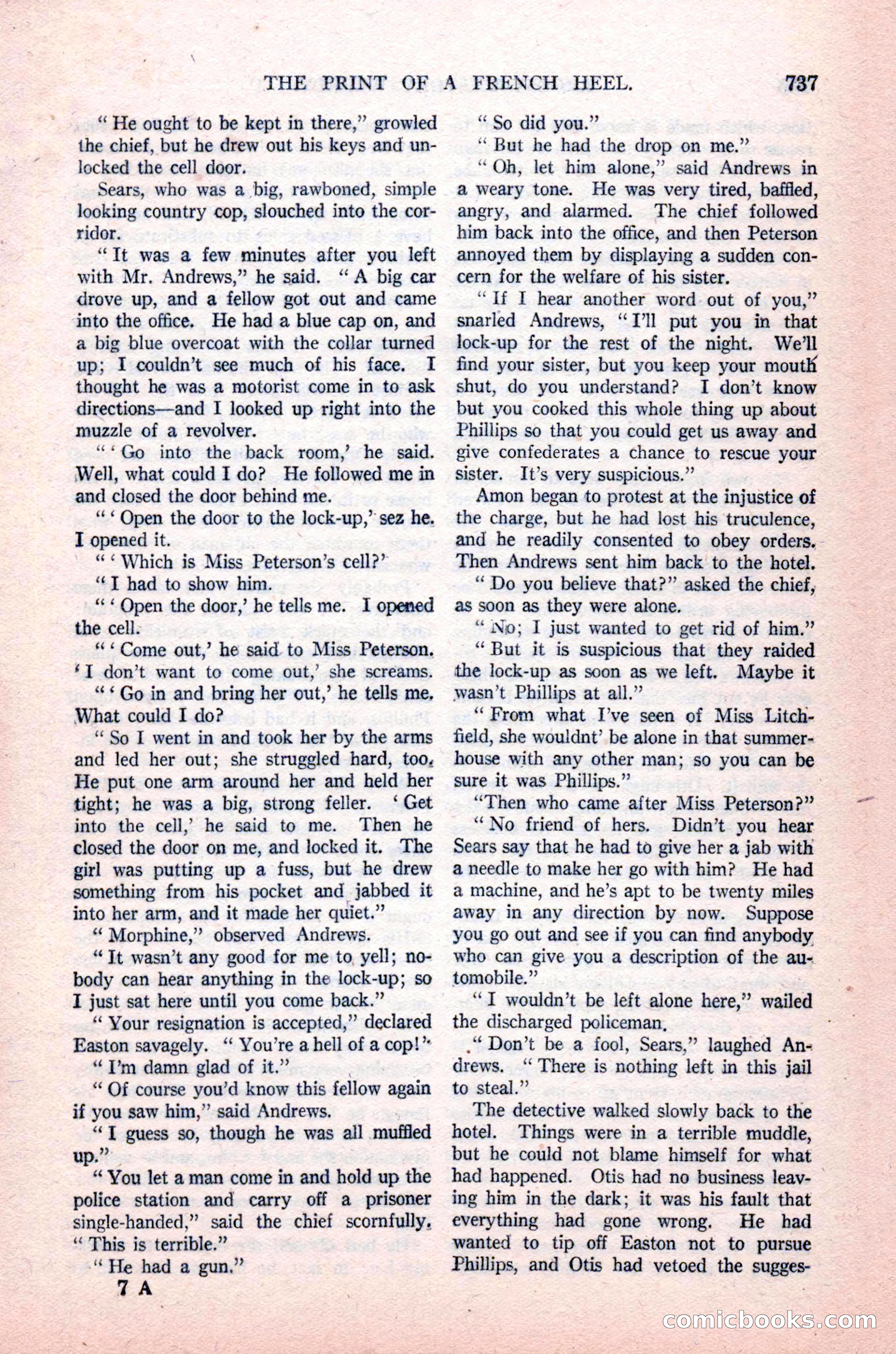 Argosy All-Story Weekly, August 14, 1926 — page 103 of 168