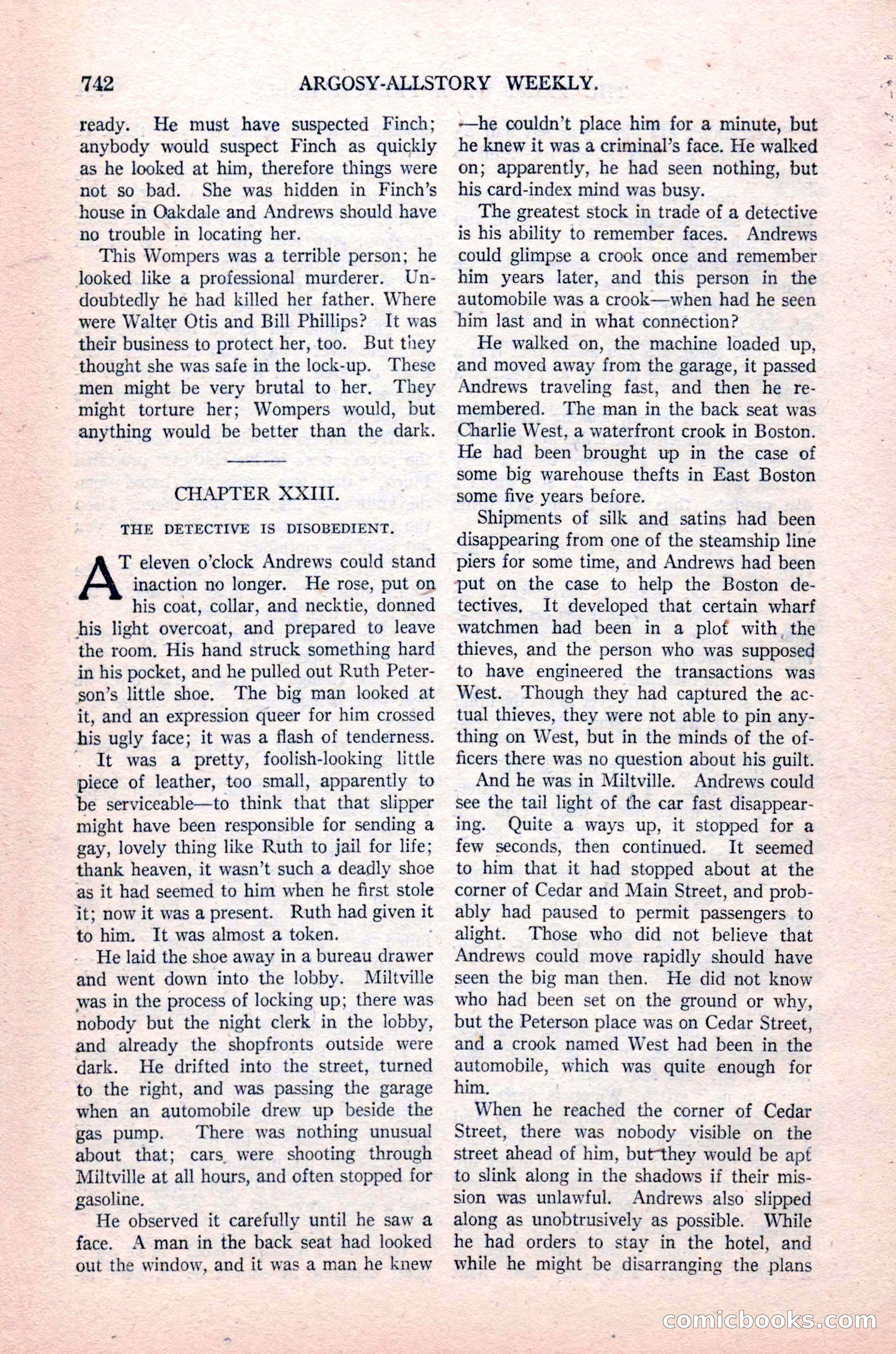 Argosy All-Story Weekly, August 14, 1926 — page 108 of 168