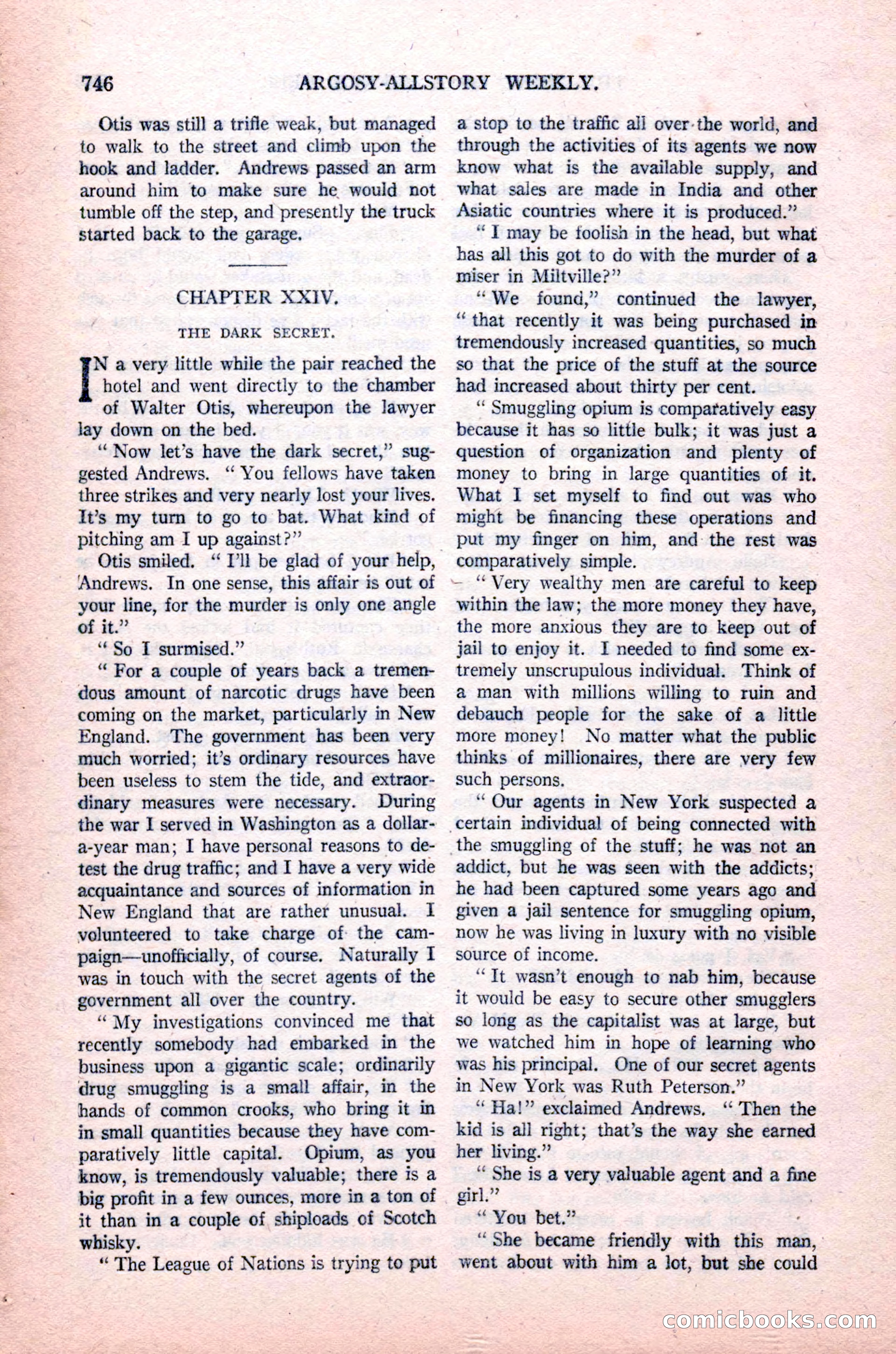 Argosy All-Story Weekly, August 14, 1926 — page 112 of 168