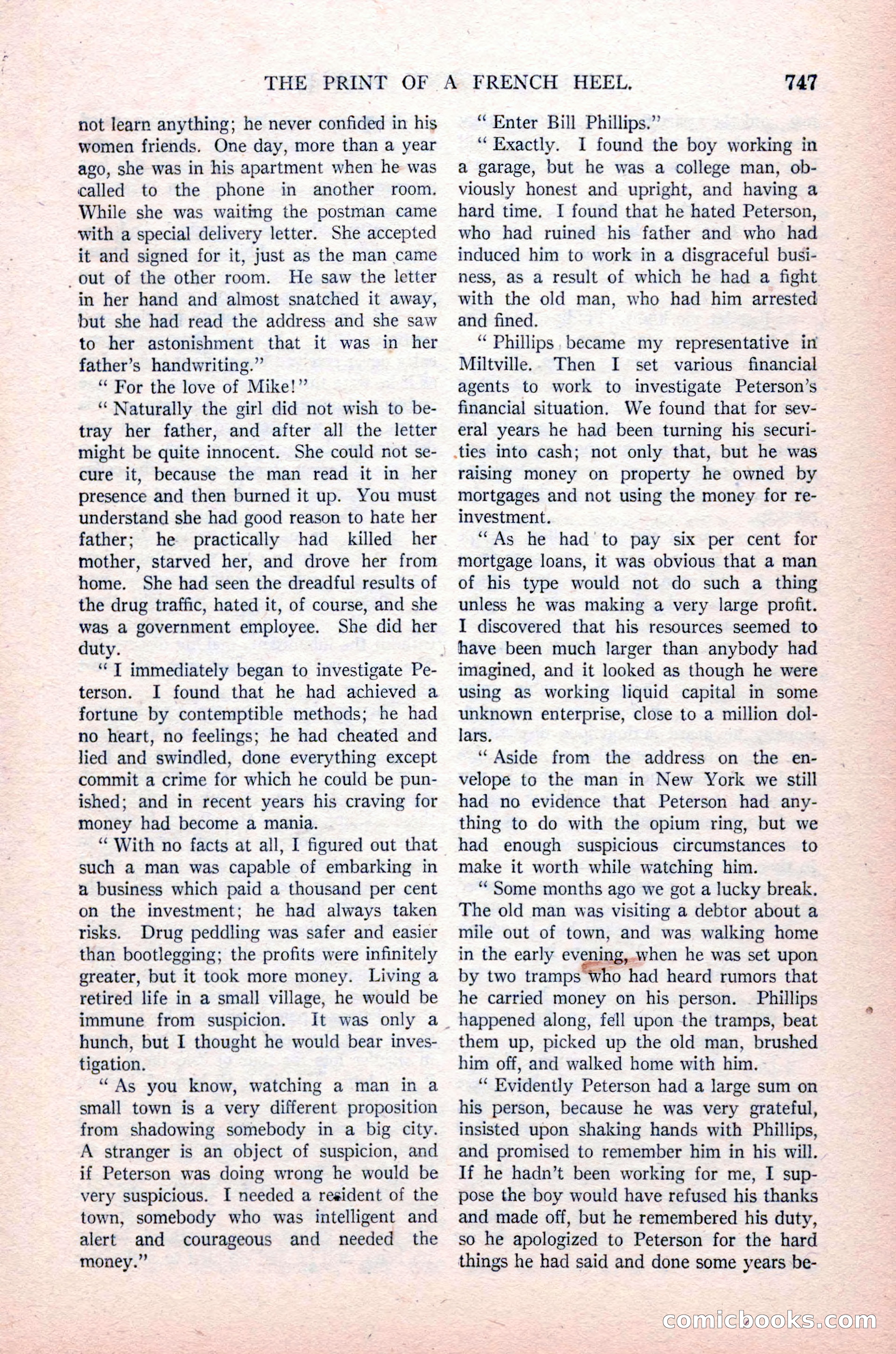 Argosy All-Story Weekly, August 14, 1926 — page 113 of 168