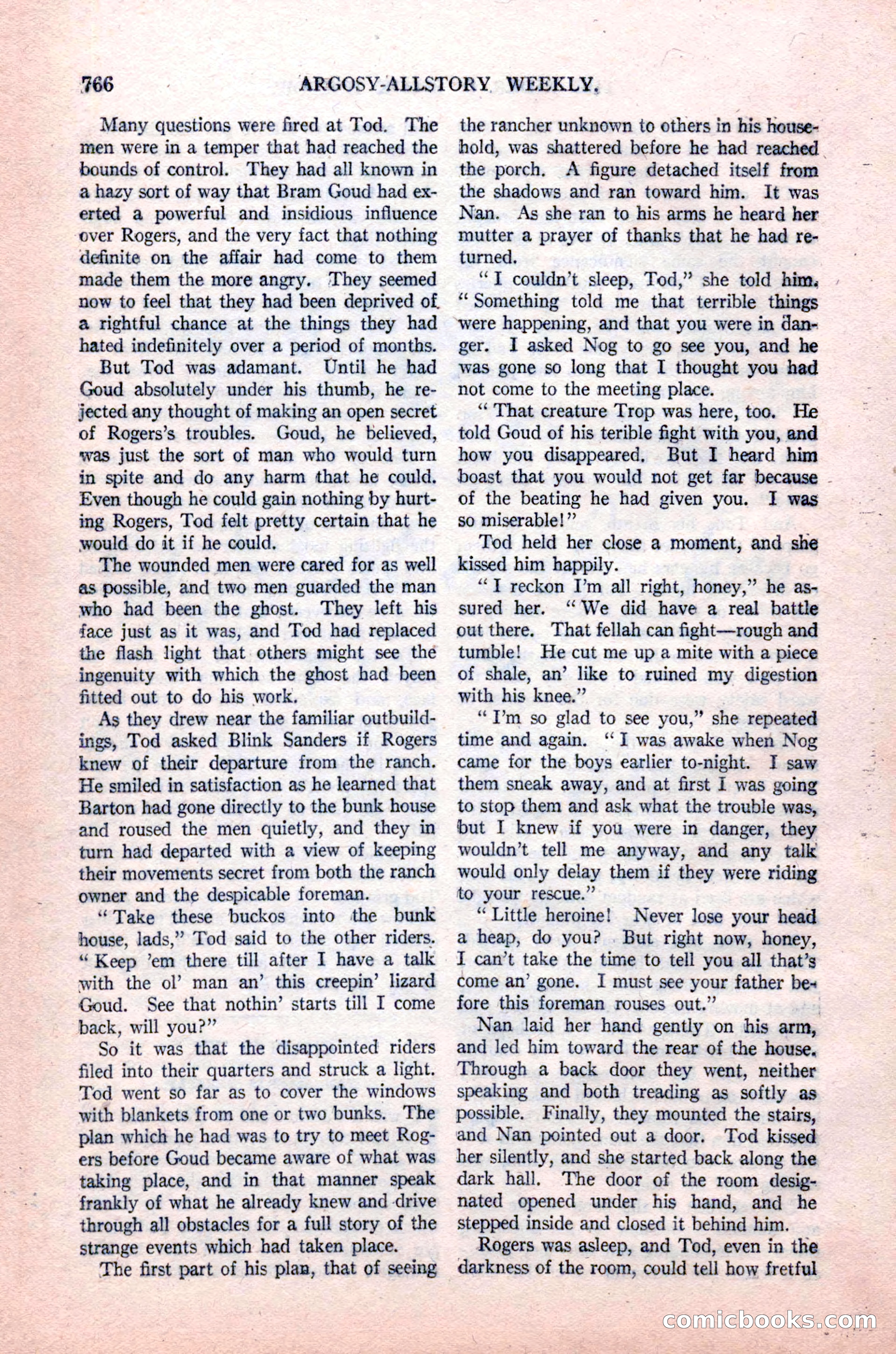 Argosy All-Story Weekly, August 14, 1926 — page 132 of 168