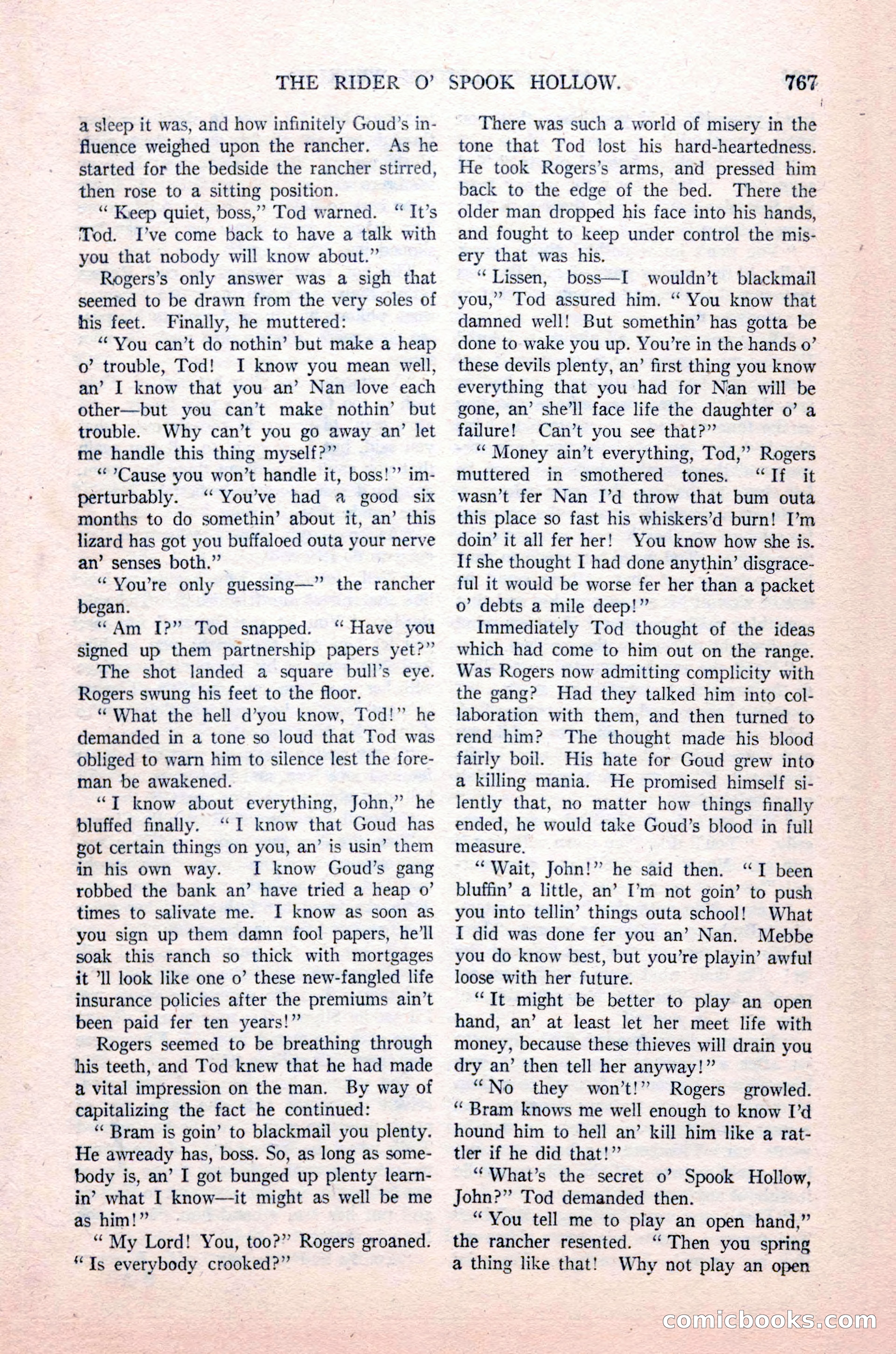 Argosy All-Story Weekly, August 14, 1926 — page 133 of 168