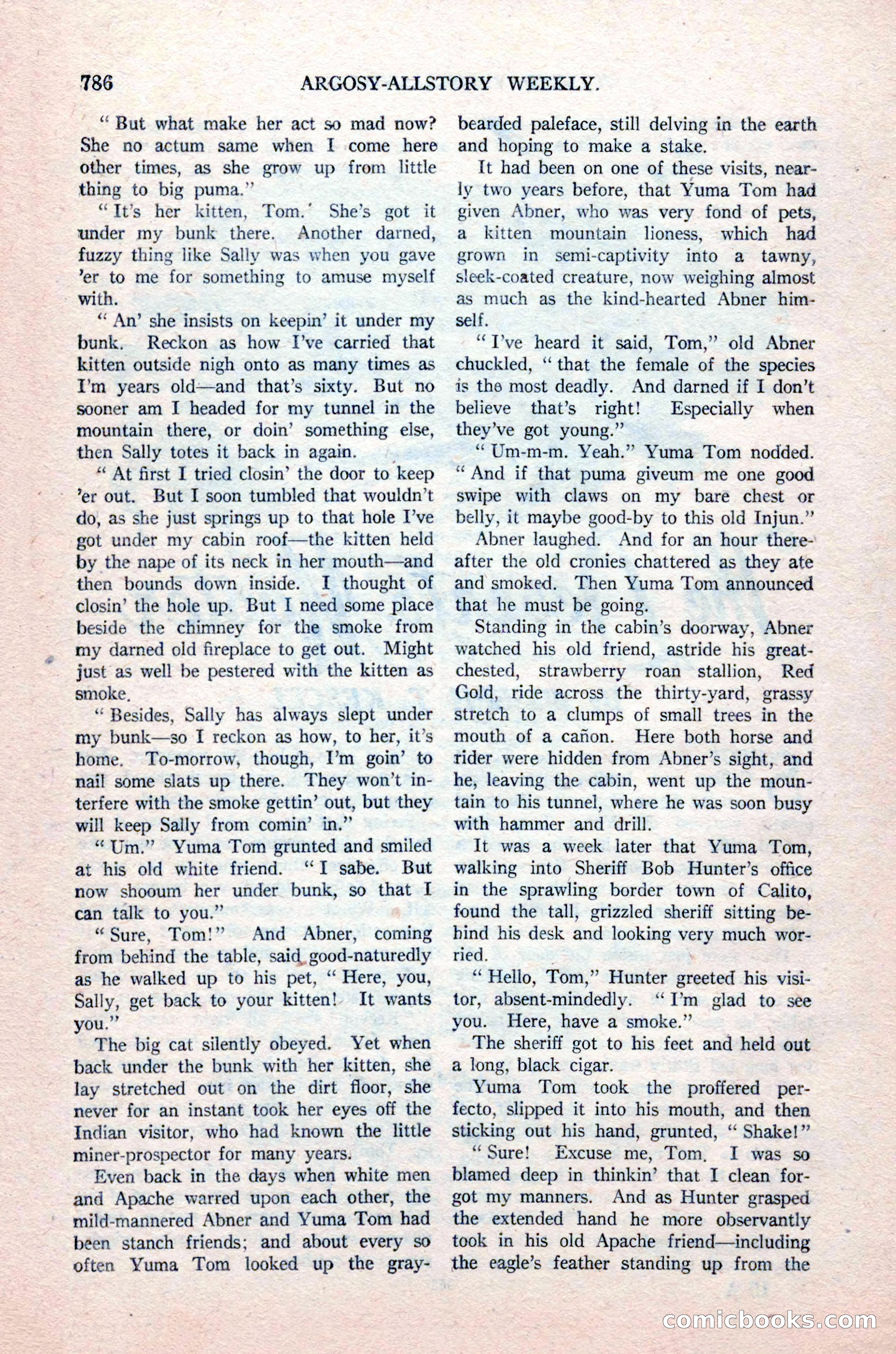 Argosy All-Story Weekly, August 14, 1926 — page 152 of 168