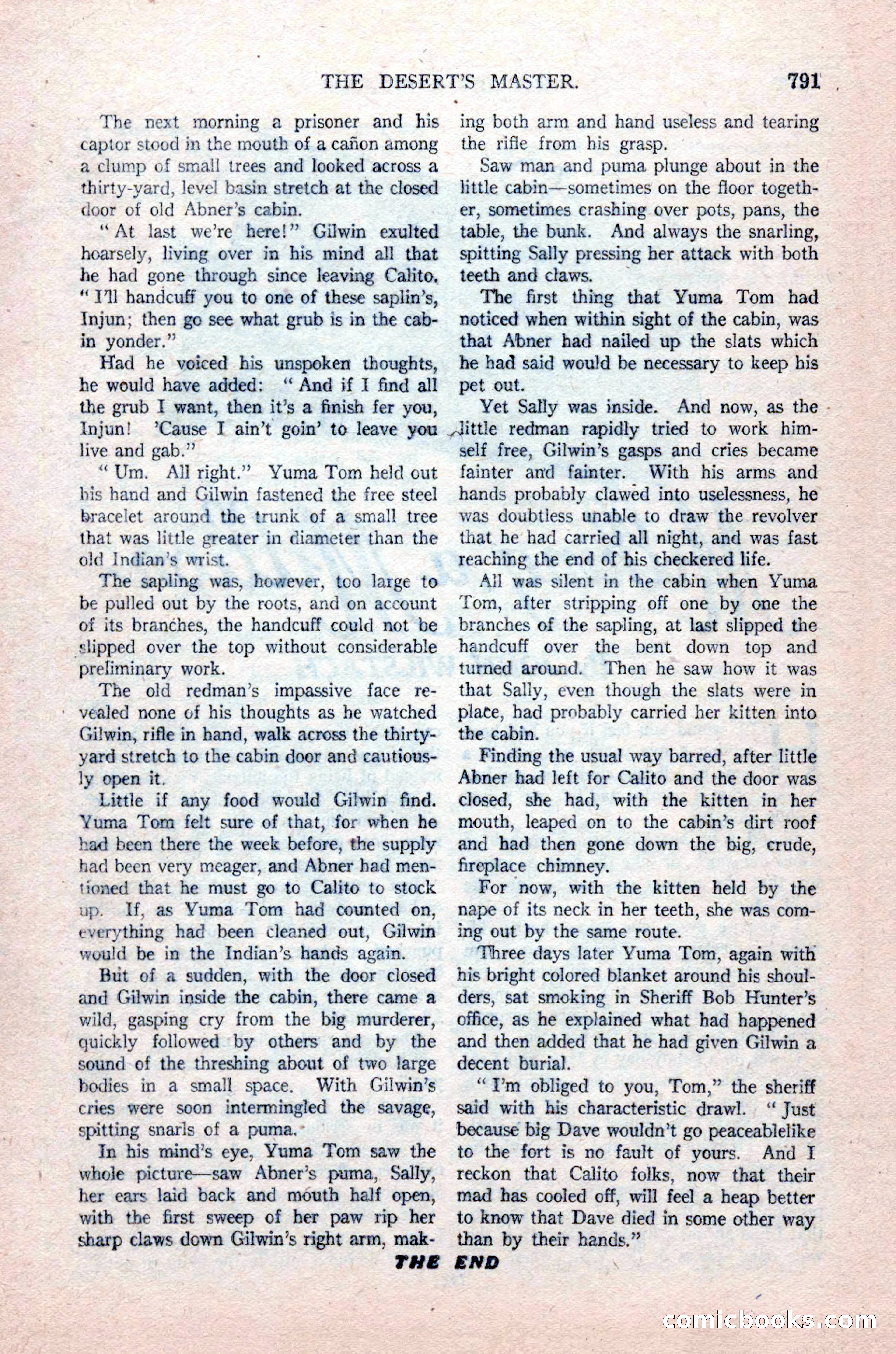 Argosy All-Story Weekly, August 14, 1926 — page 157 of 168