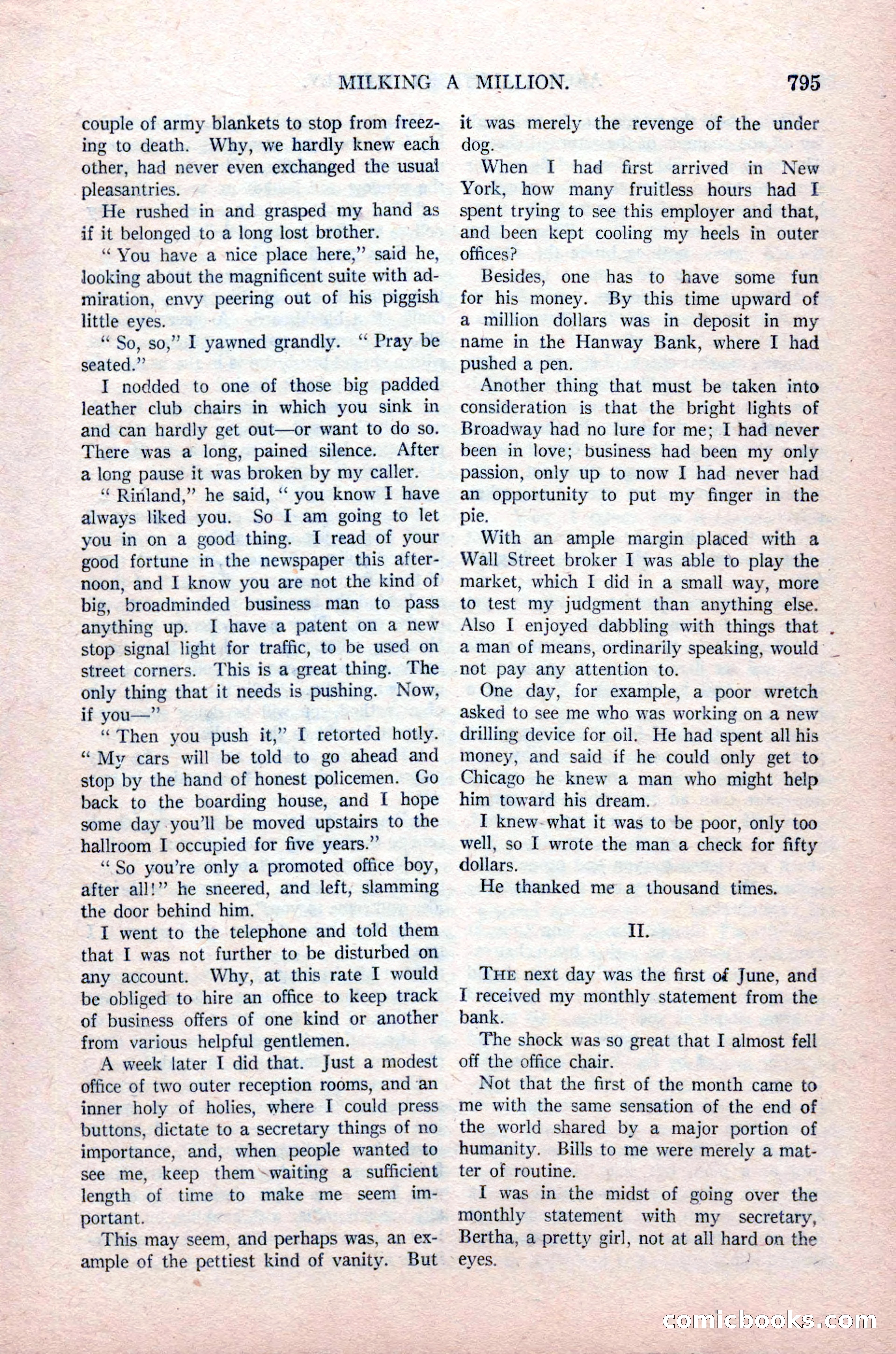 Argosy All-Story Weekly, August 14, 1926 — page 161 of 168