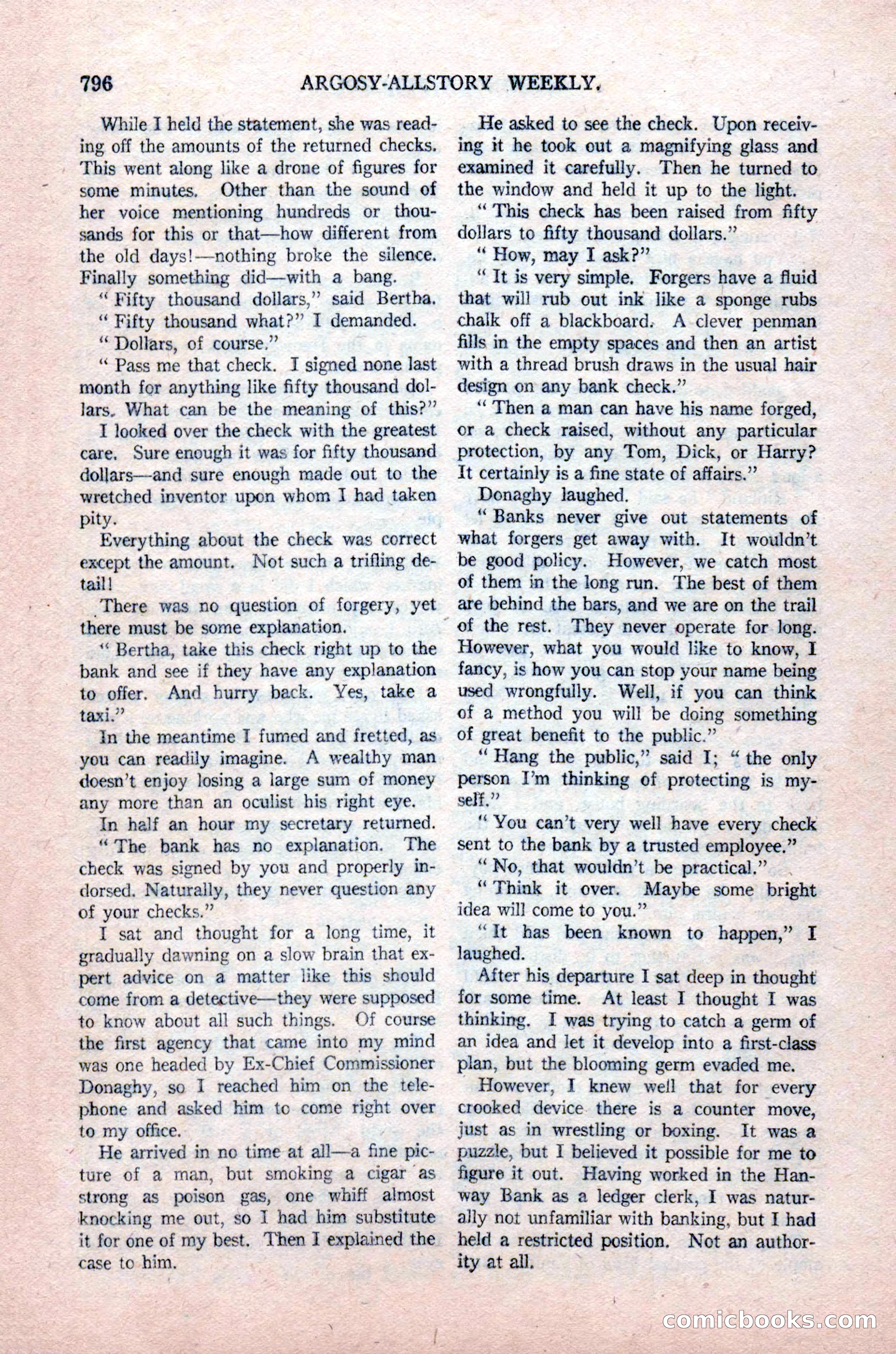 Argosy All-Story Weekly, August 14, 1926 — page 162 of 168