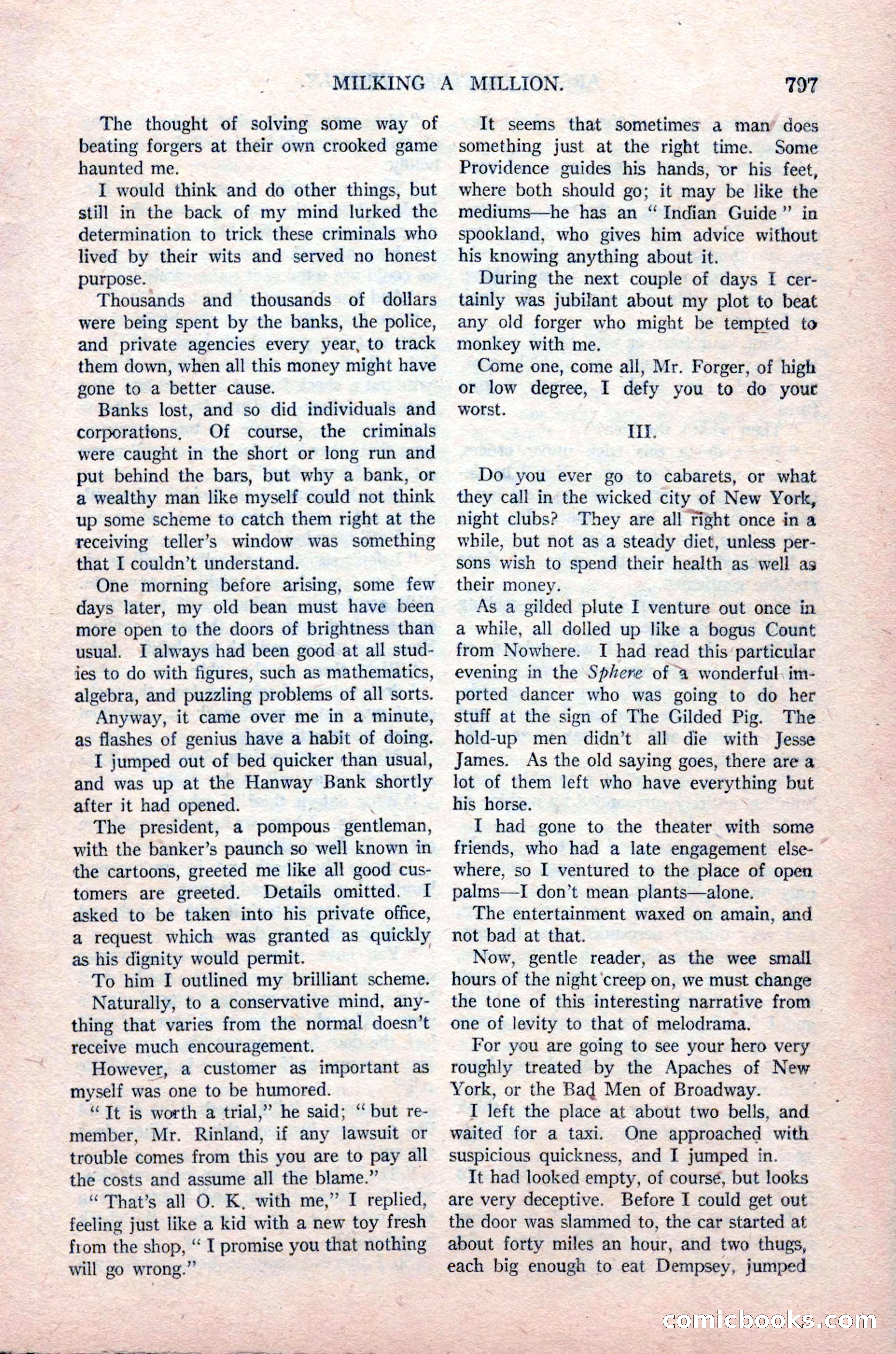 Argosy All-Story Weekly, August 14, 1926 — page 163 of 168